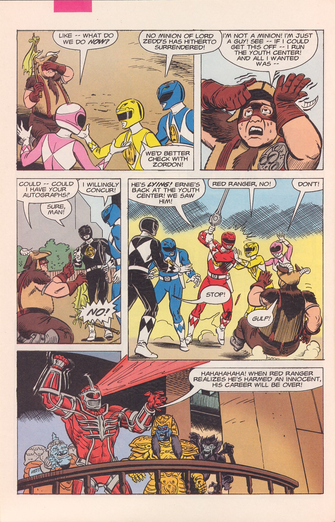 Read online Saban's Mighty Morphin Power Rangers (1994) comic -  Issue #2 - 16