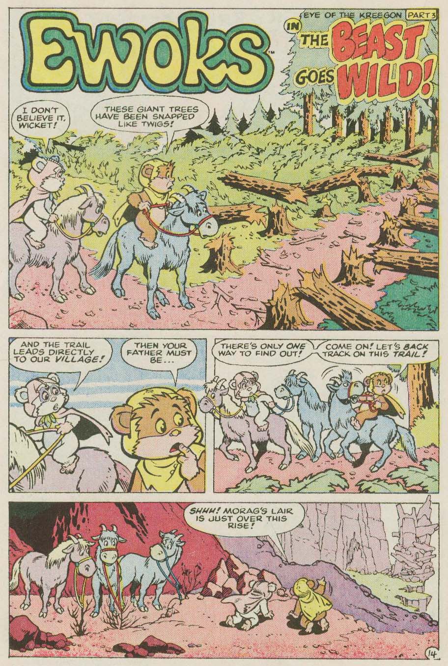 Read online Ewoks (1987) comic -  Issue #8 - 15