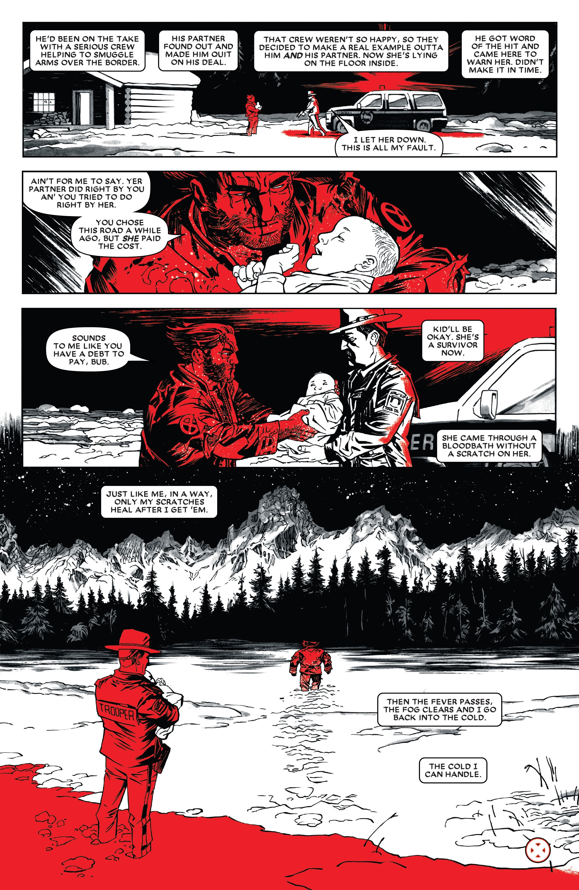 Read online Wolverine: Black, White & Blood comic -  Issue #1 - 29