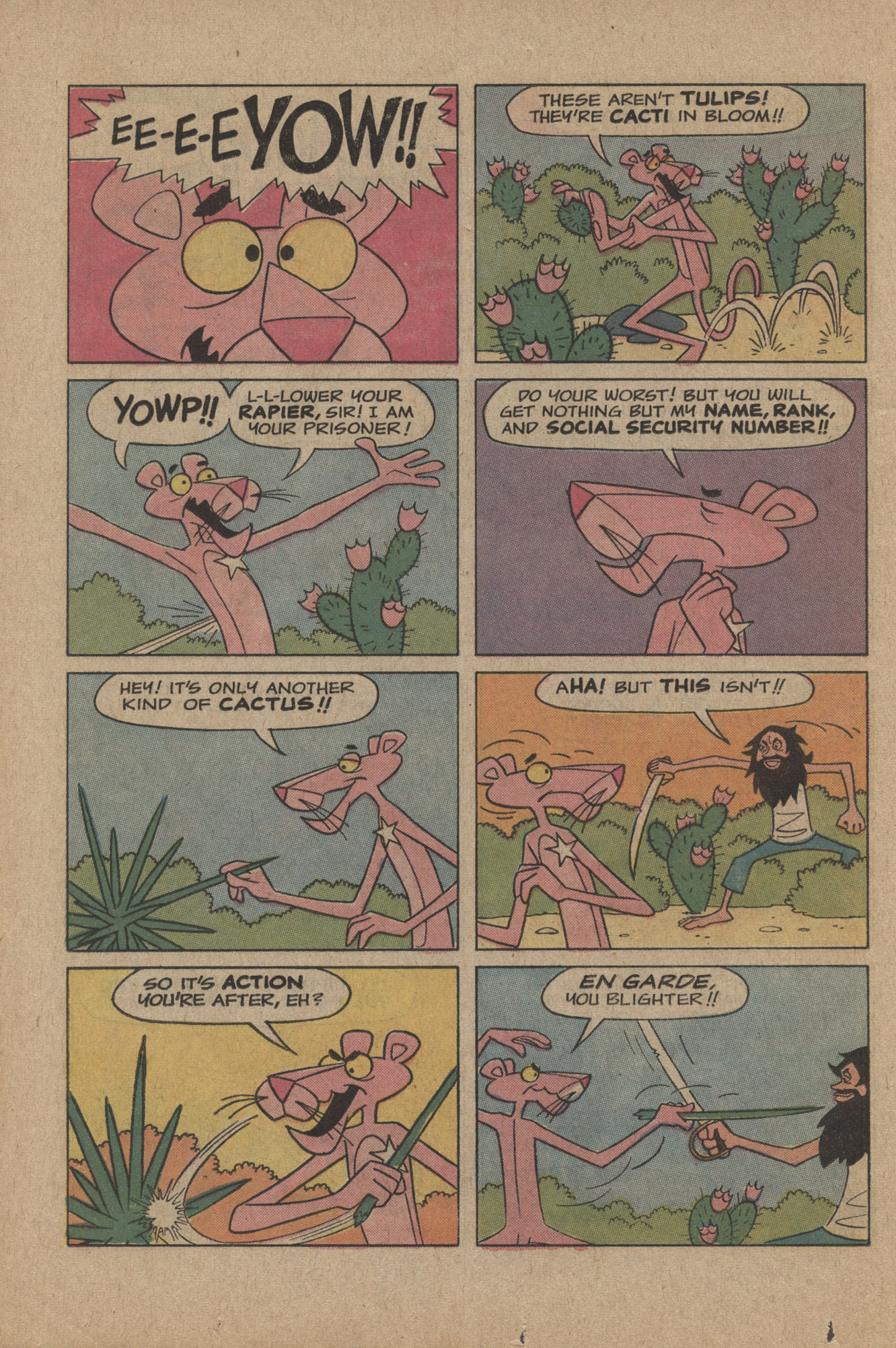 Read online The Pink Panther (1971) comic -  Issue #20 - 26