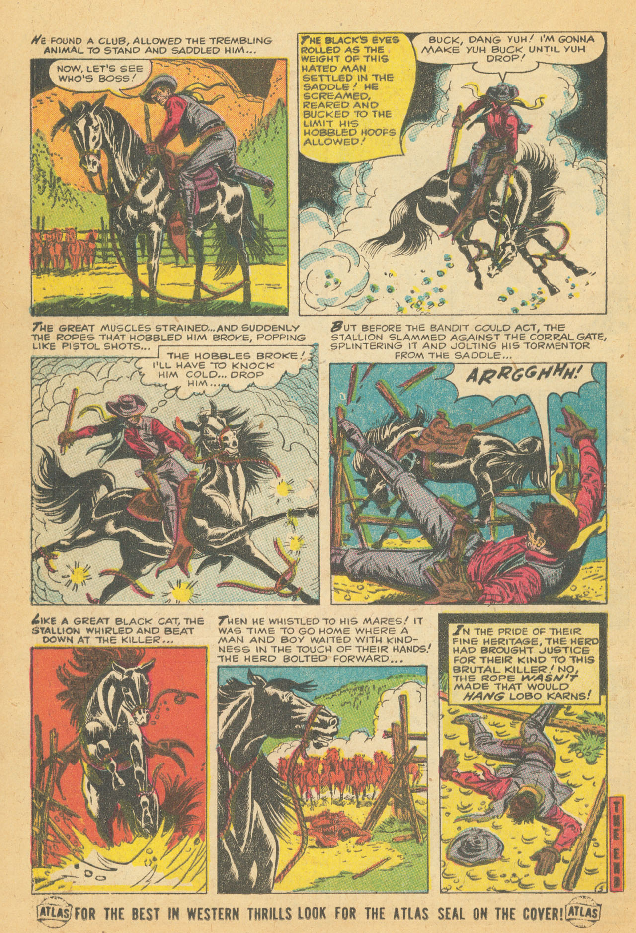 Read online Western Outlaws (1954) comic -  Issue #8 - 24