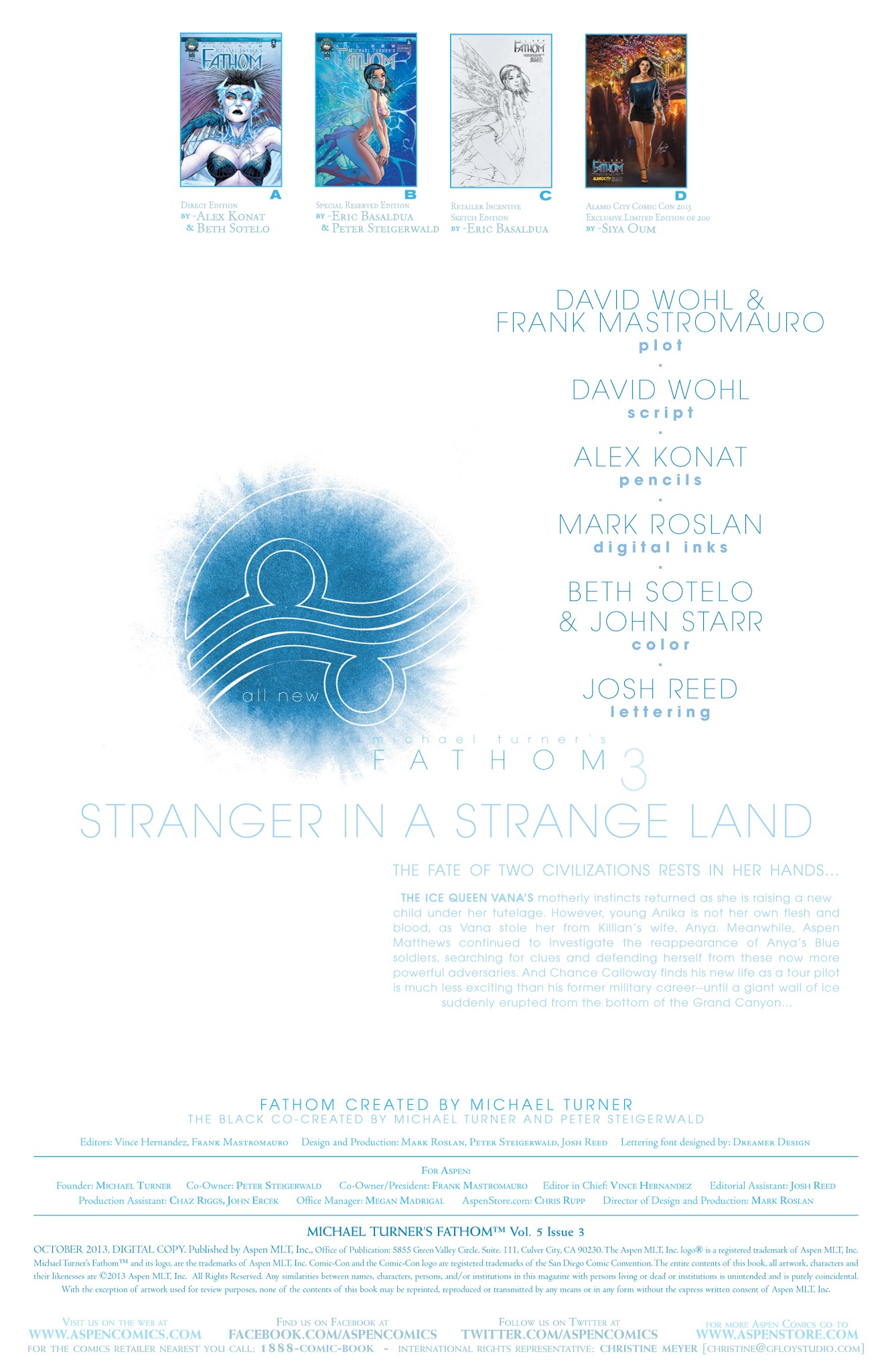 Read online Michael Turner's Fathom (2013) comic -  Issue #3 - 3