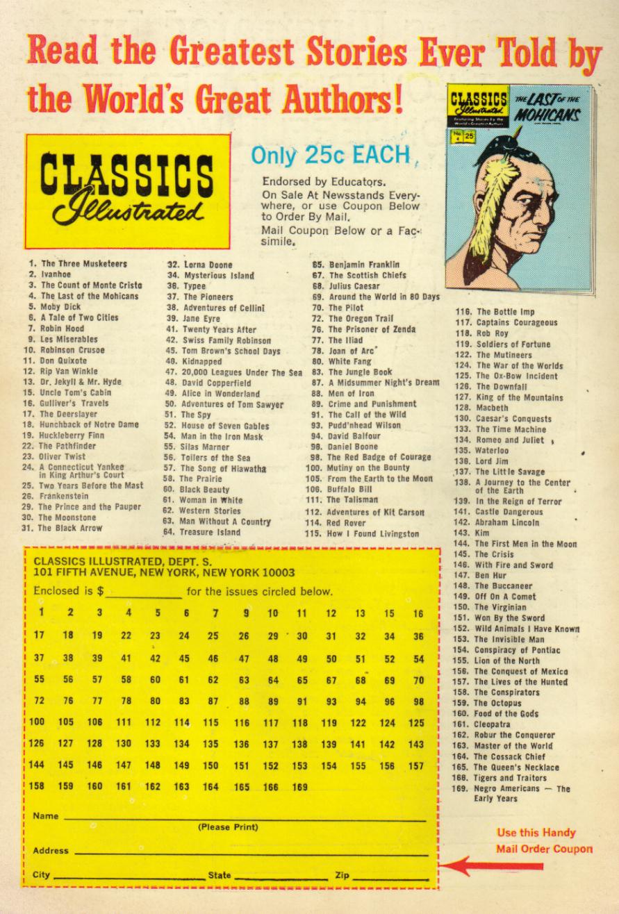 Read online Classics Illustrated comic -  Issue #69 - 52