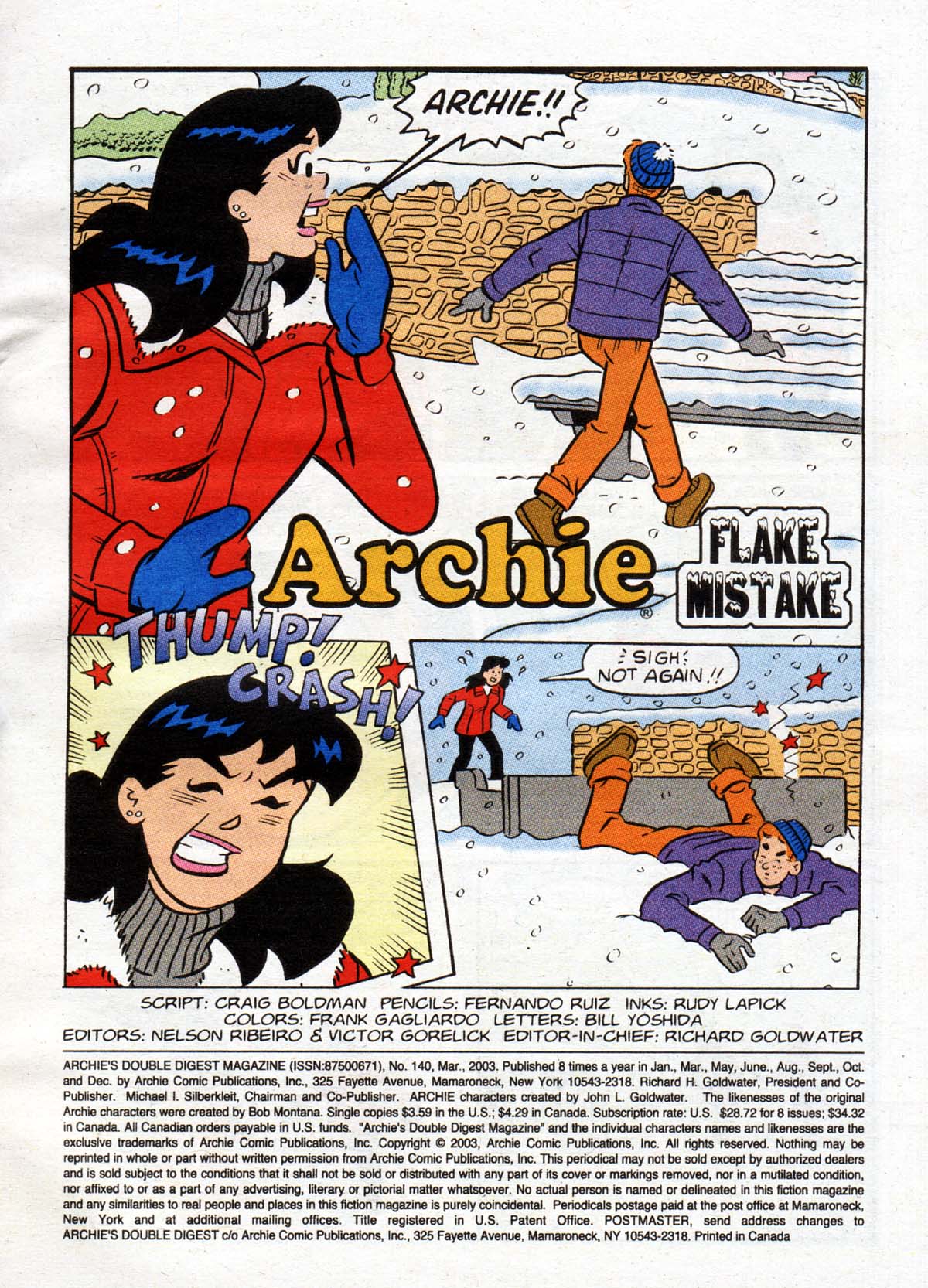 Read online Archie's Double Digest Magazine comic -  Issue #140 - 2
