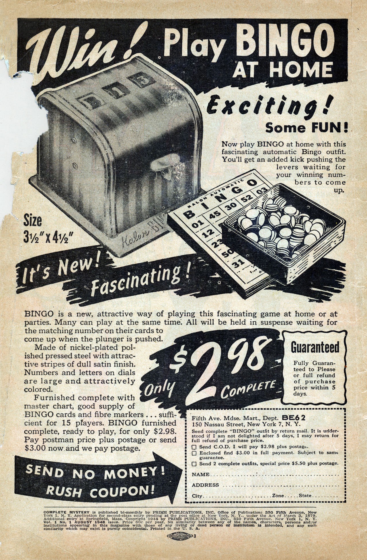 Read online Complete Mystery comic -  Issue #1 - 2