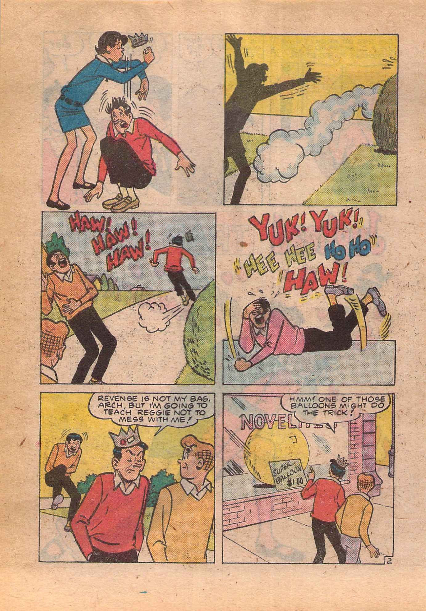 Read online Archie's Double Digest Magazine comic -  Issue #34 - 208
