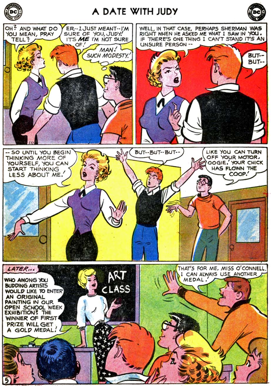 Read online A Date with Judy comic -  Issue #76 - 21
