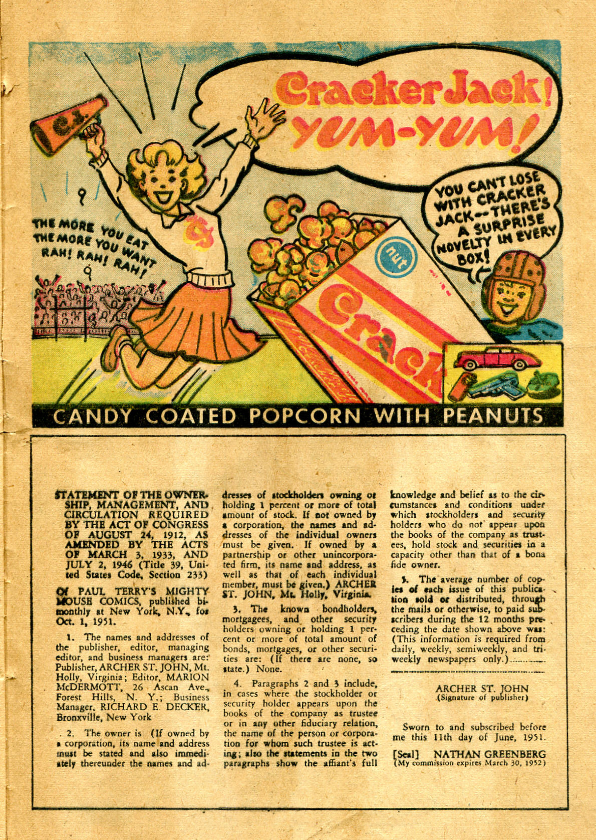 Read online Paul Terry's Mighty Mouse Comics comic -  Issue #29 - 25