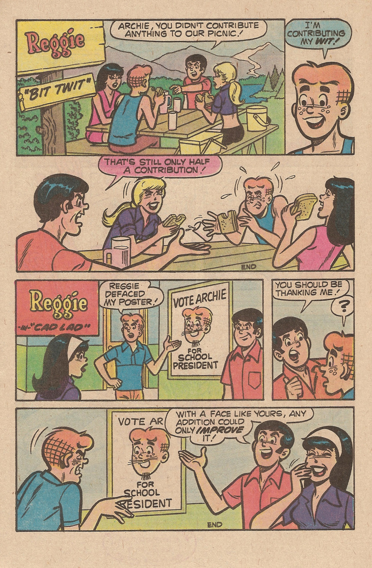 Read online Reggie's Wise Guy Jokes comic -  Issue #50 - 4