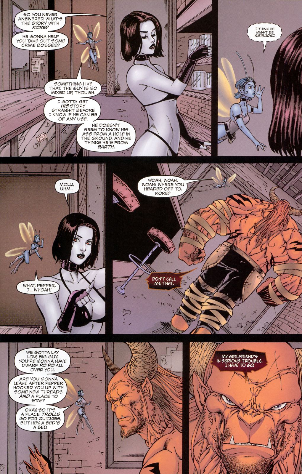 Read online Kore comic -  Issue #4 - 5