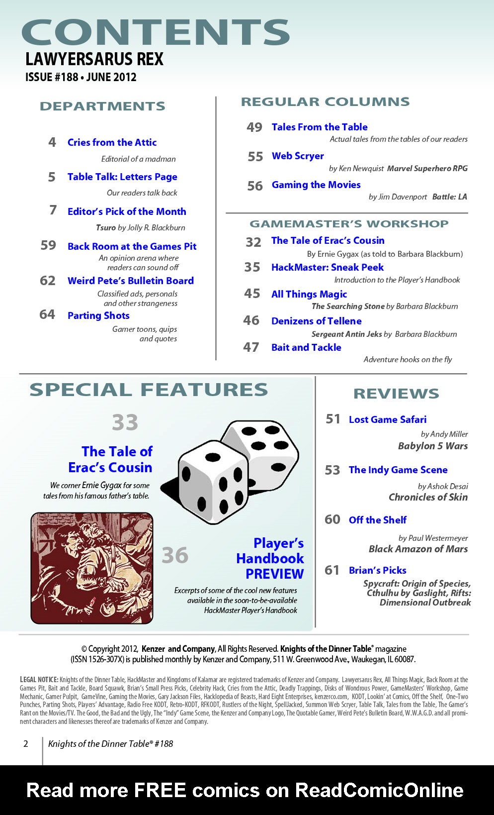 Read online Knights of the Dinner Table comic -  Issue #188 - 4