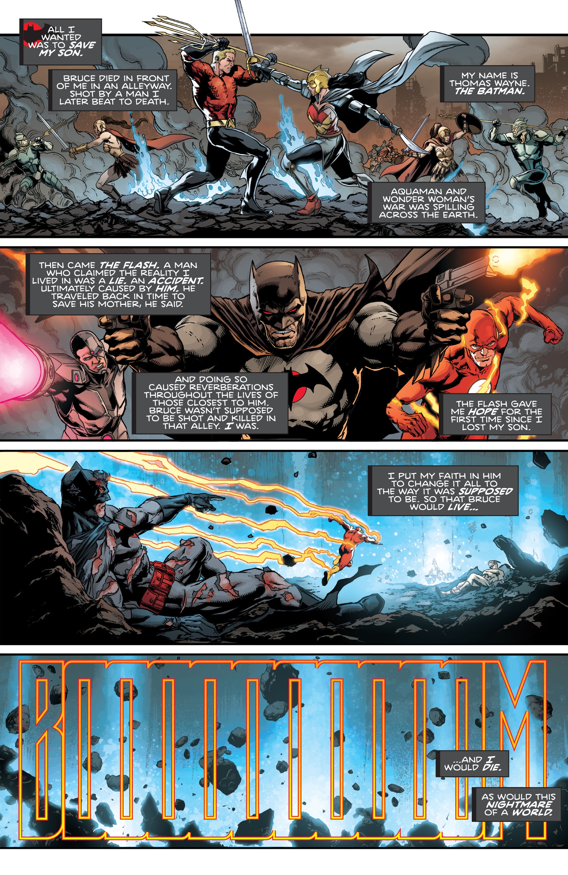 Read online Batman/Flash: The Button Deluxe Edition comic -  Issue # TPB - 49