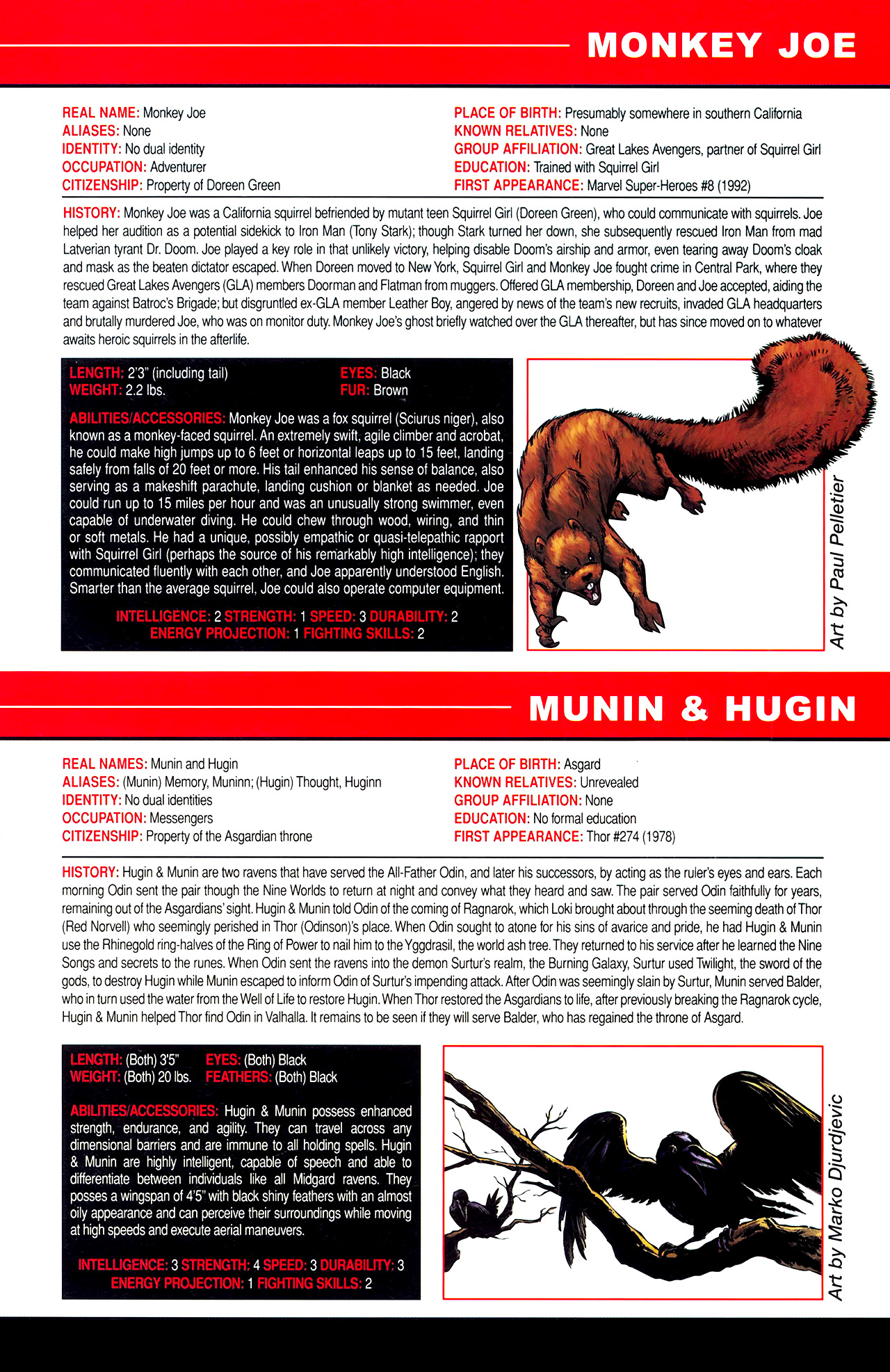 Read online Marvel Pets Handbook comic -  Issue # Full - 39