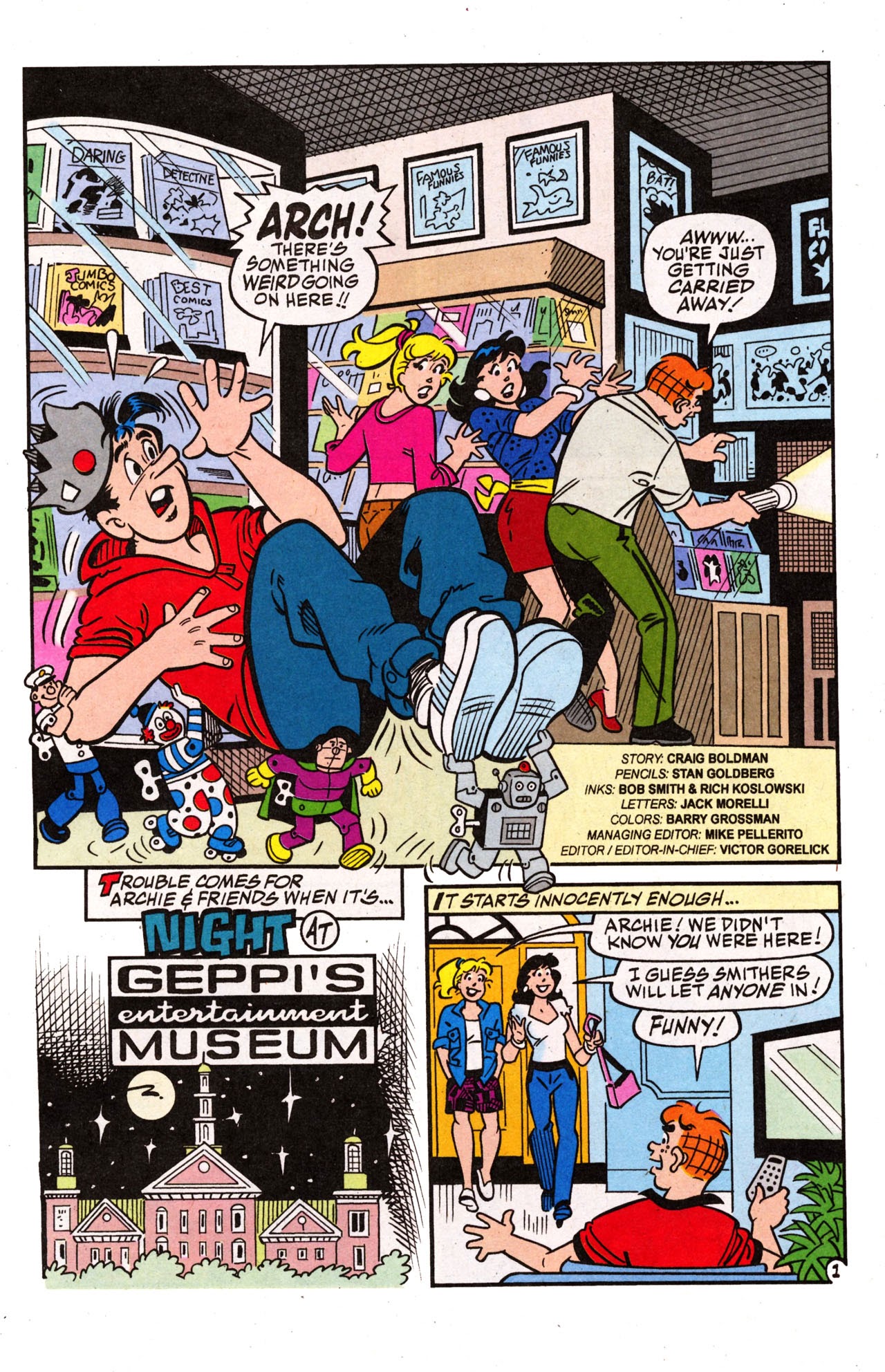 Read online Jughead Comics, Night at Geppi's Entertainment Museum, Free Comic Book Day Edition comic -  Issue # Full - 3