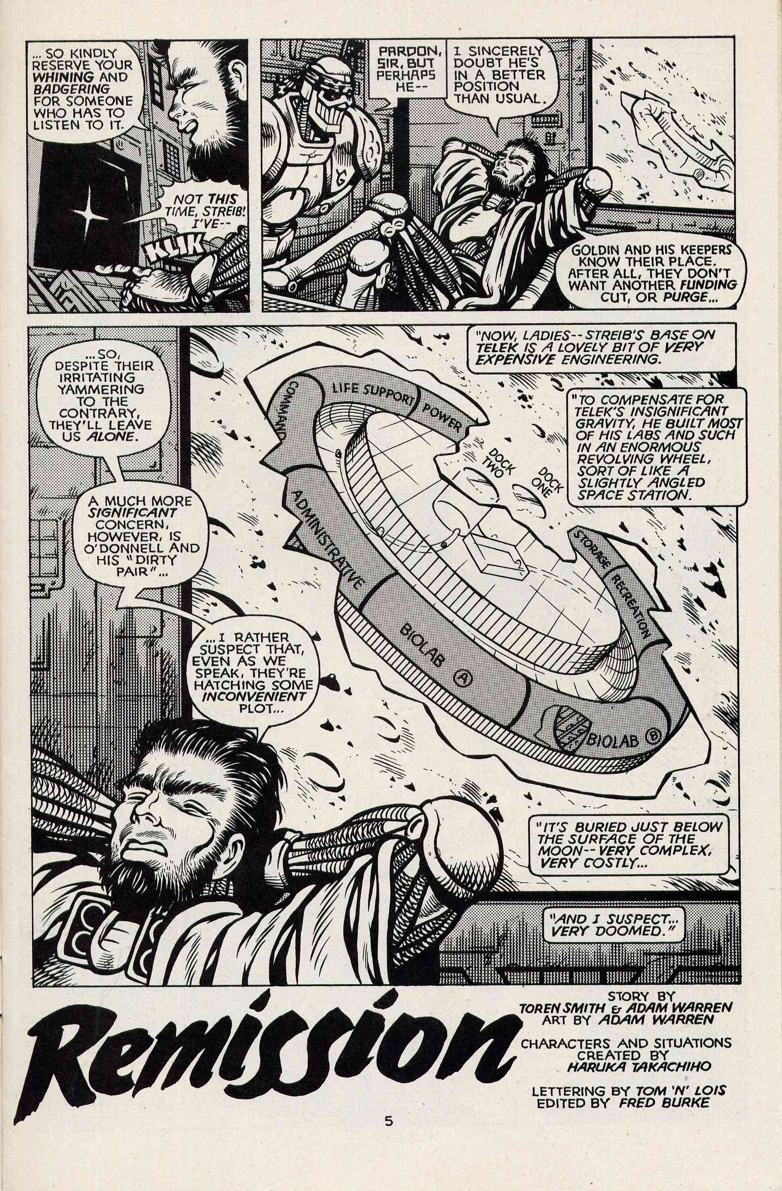 Read online Dirty Pair comic -  Issue #4 - 7