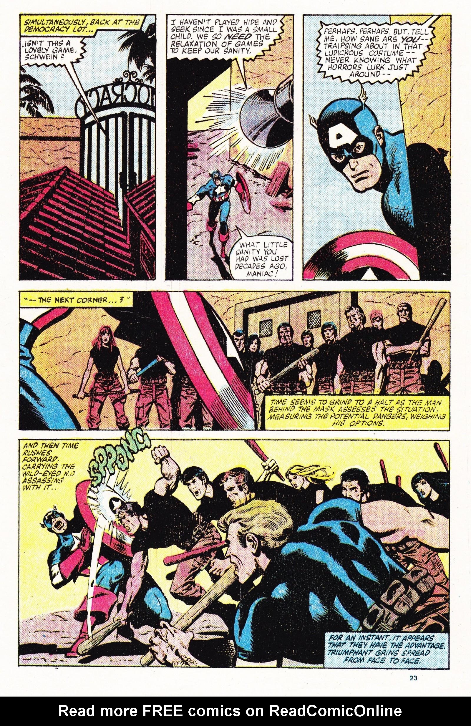 Read online Captain America (1981) comic -  Issue #38 - 23