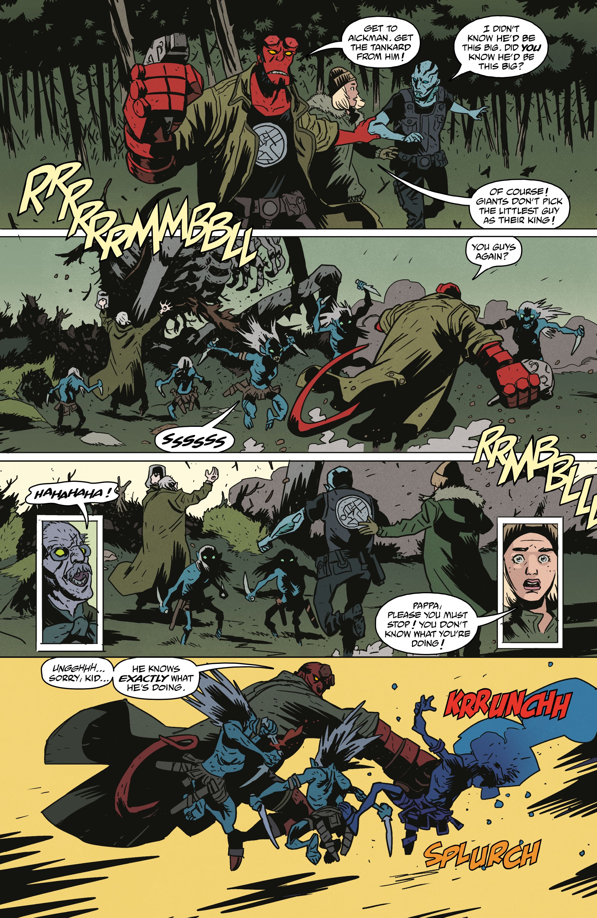Read online Hellboy: The Bones of Giants comic -  Issue #3 - 4