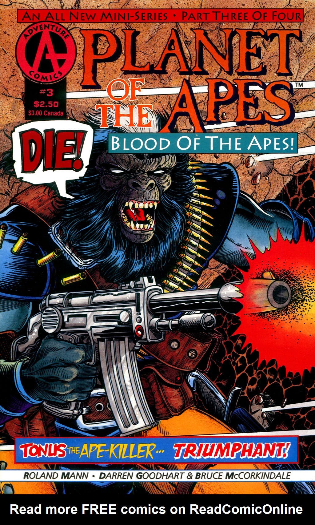 Read online Planet of the Apes: Blood of the Apes comic -  Issue #3 - 1