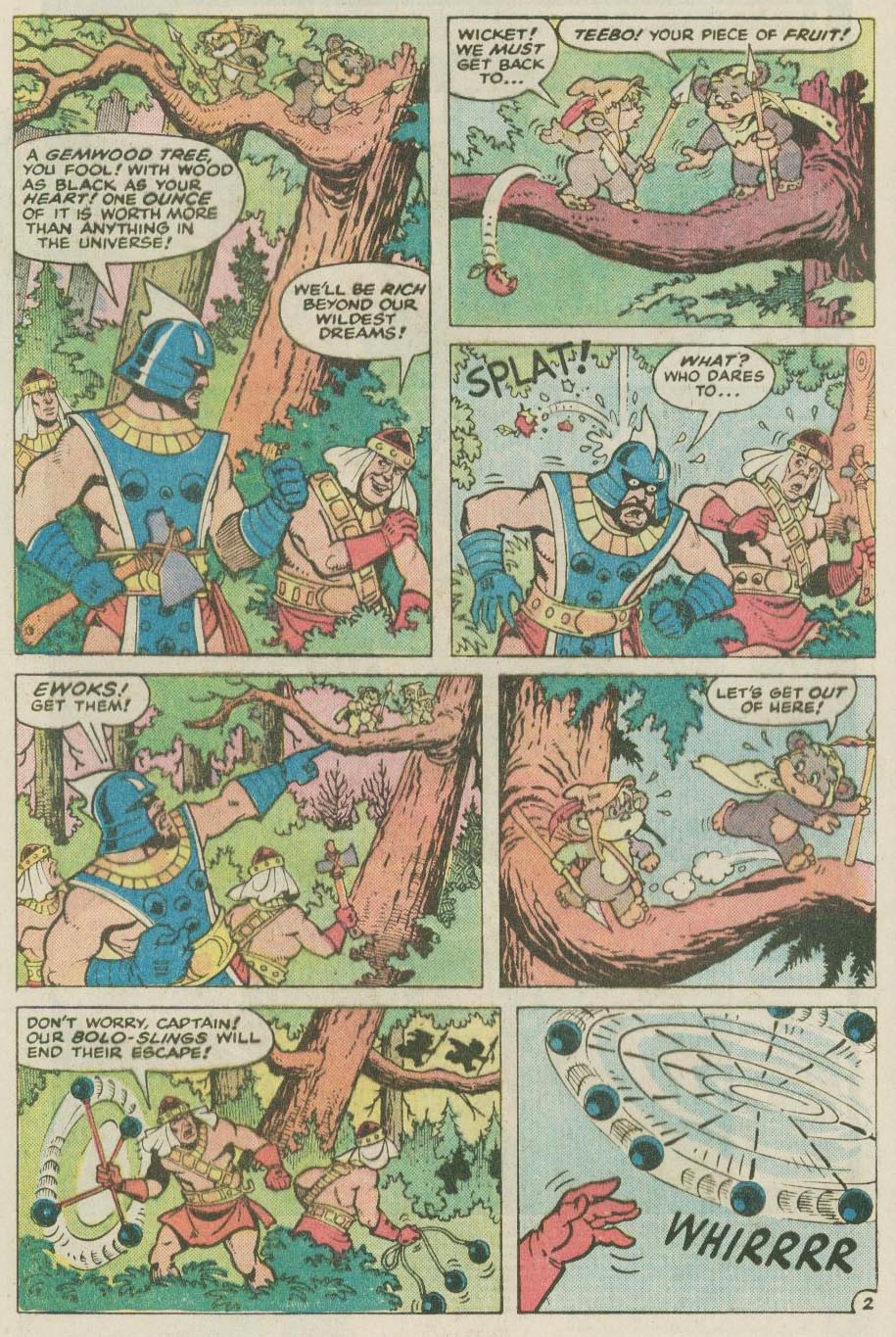 Read online Ewoks (1987) comic -  Issue #2 - 4