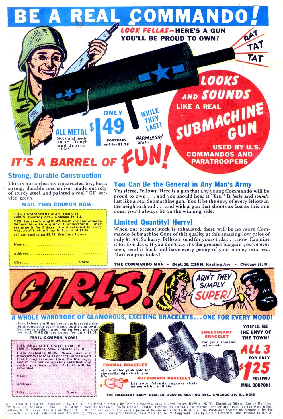 Read online All Humor Comics comic -  Issue #3 - 2