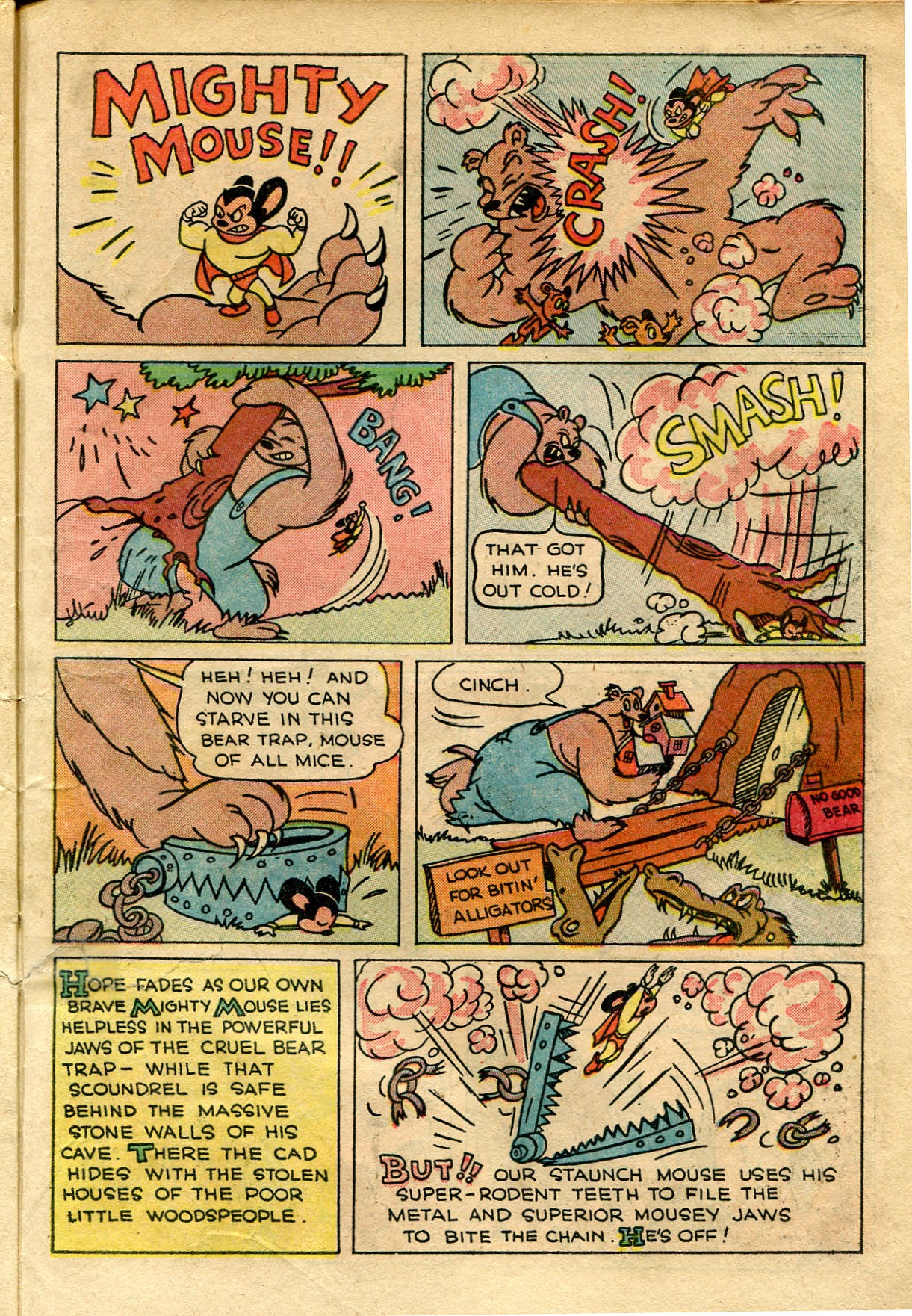 Read online Paul Terry's Mighty Mouse Comics comic -  Issue #11 - 23