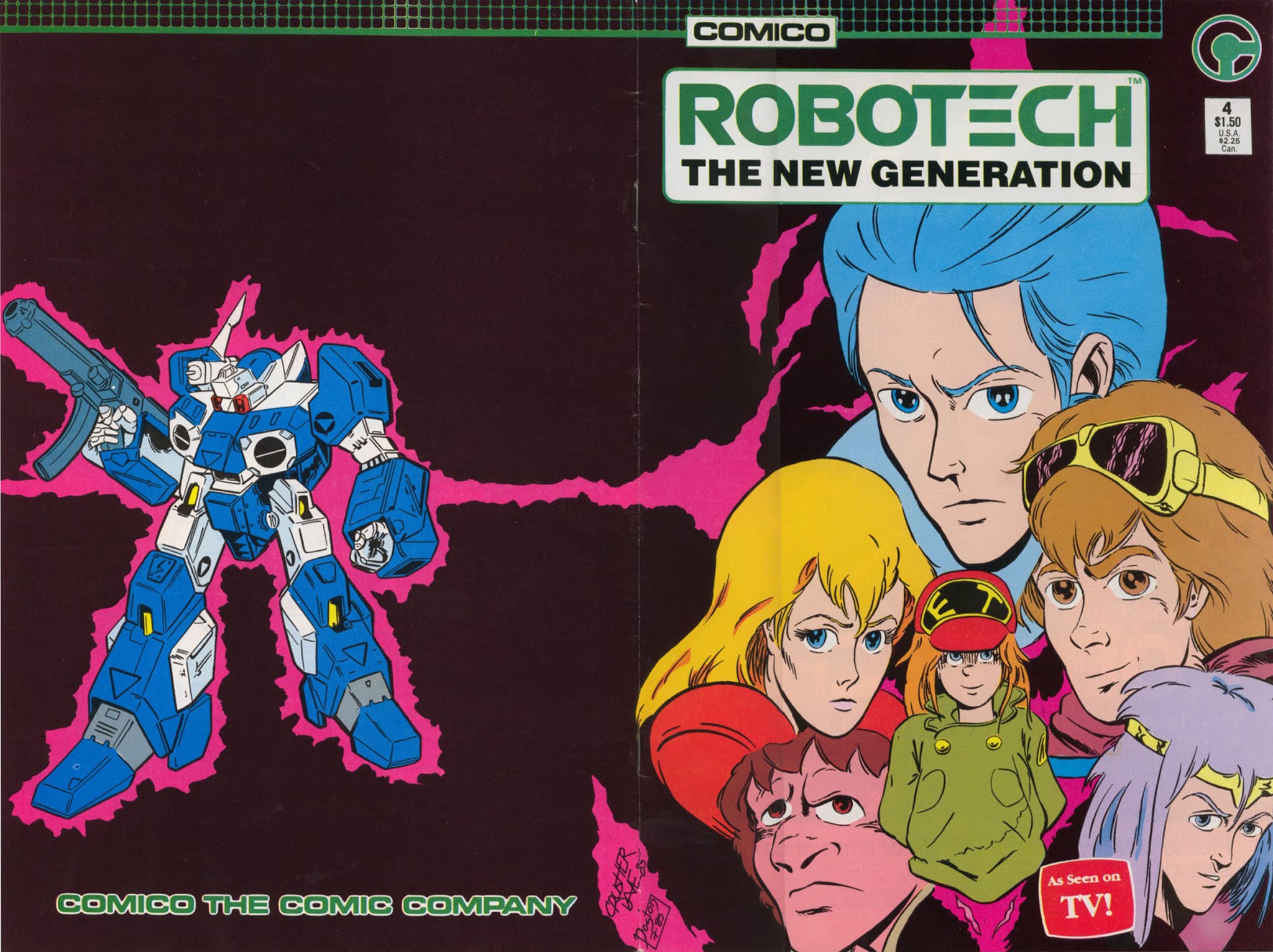 Read online Robotech The New Generation comic -  Issue #4 - 1