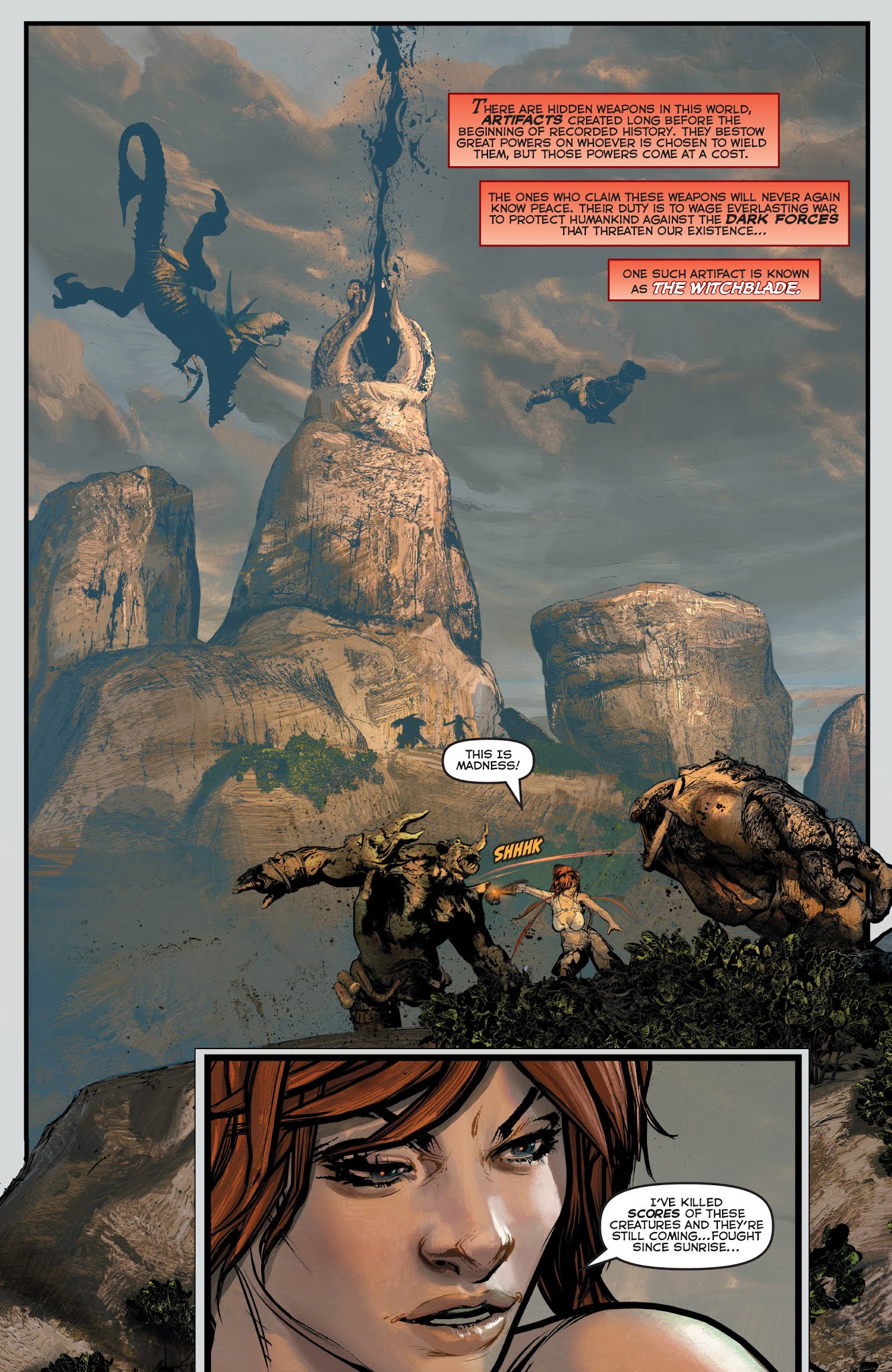 Read online Medieval Spawn and Witchblade comic -  Issue #2 - 3