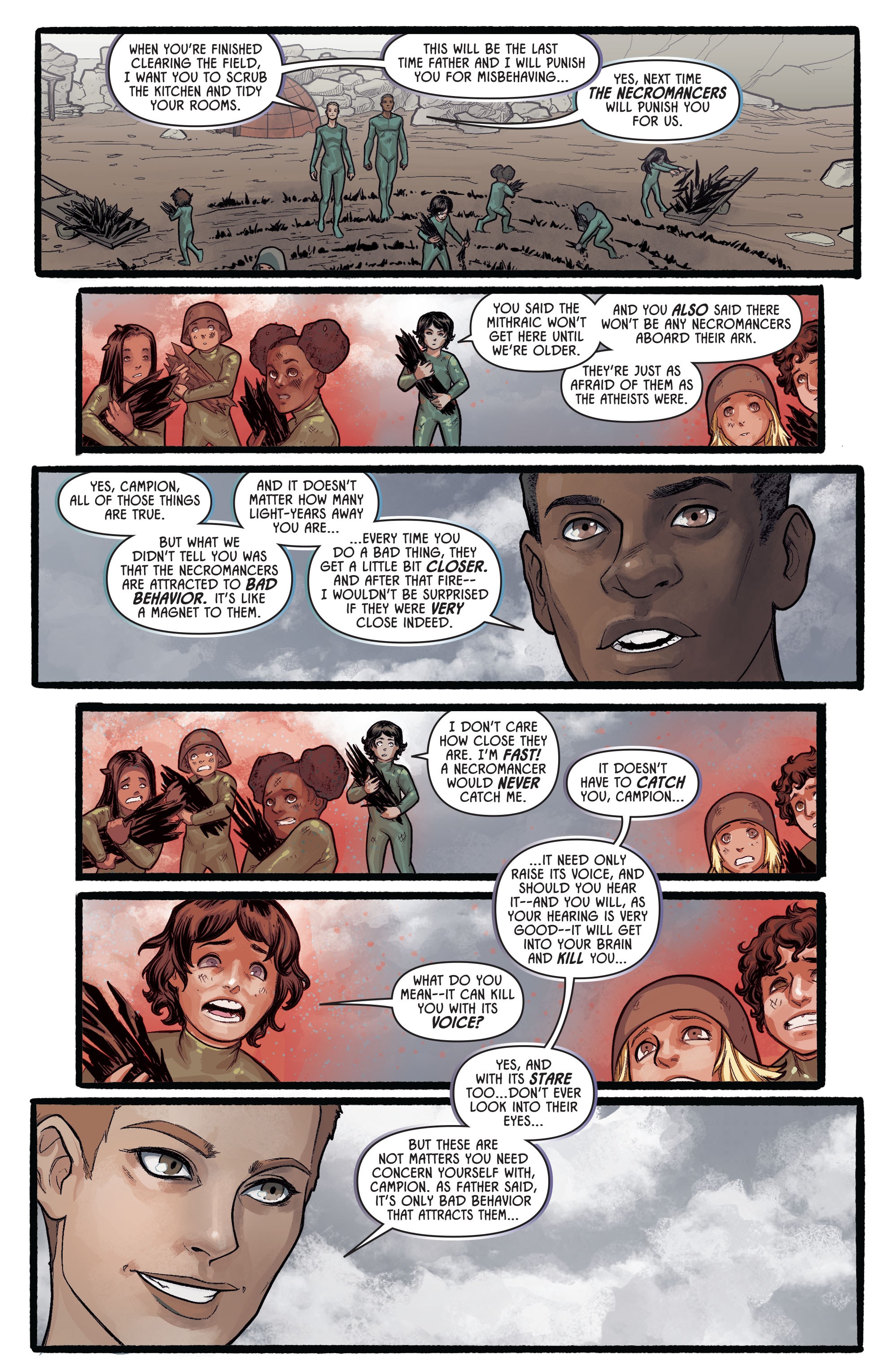 Read online HBO Max/Raised by Wolves comic -  Issue # Full - 7