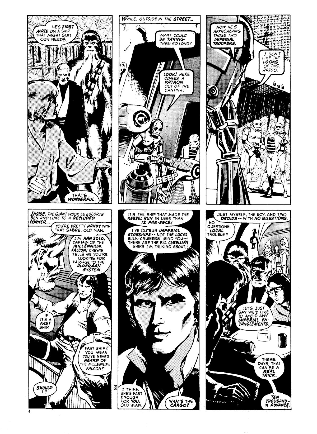 Read online Star Wars Weekly comic -  Issue #4 - 4