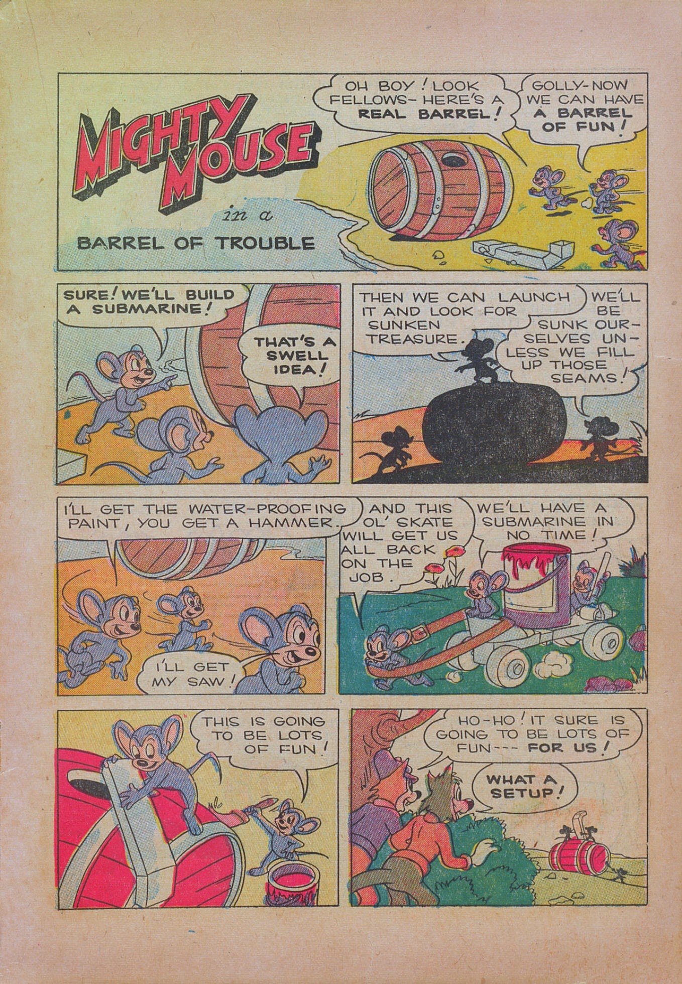 Read online Paul Terry's Mighty Mouse Comics comic -  Issue #34 - 17