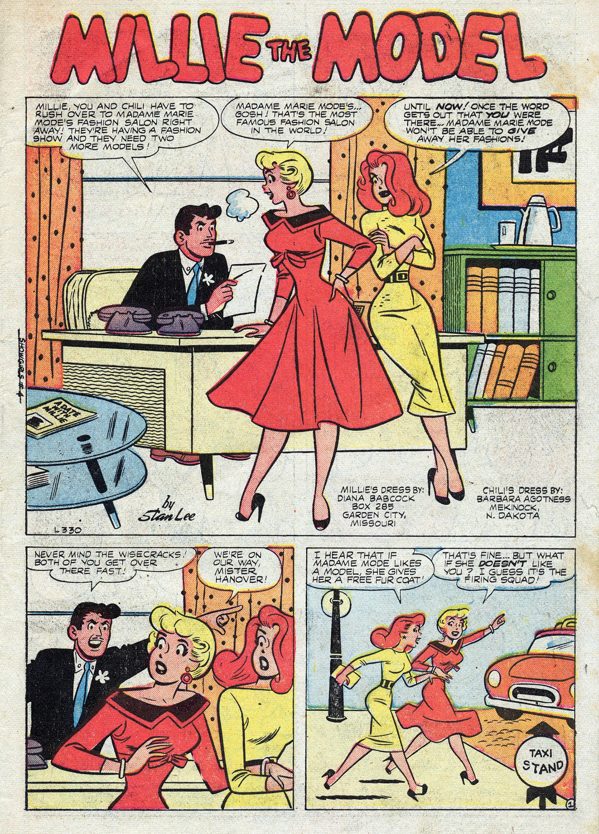 Read online Showgirls (1957) comic -  Issue #4 - 3