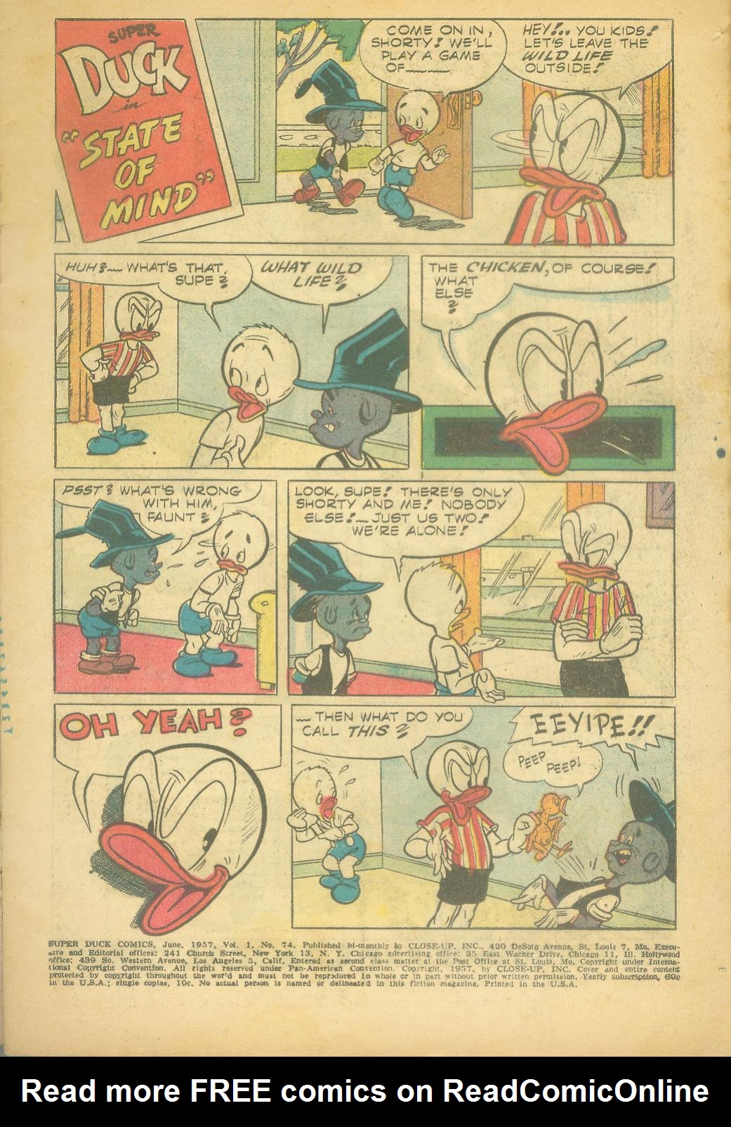 Read online Super Duck Comics comic -  Issue #74 - 3