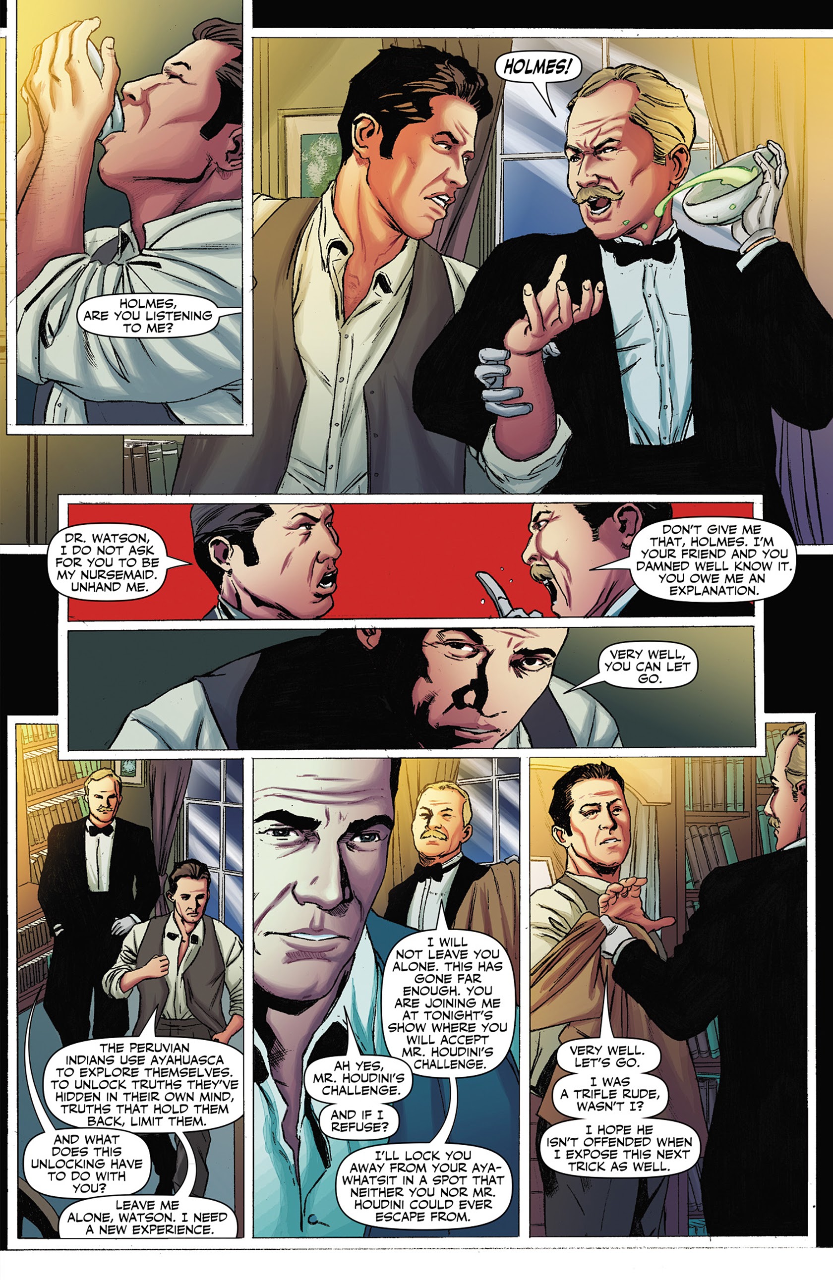 Read online Sherlock Holmes vs. Harry Houdini comic -  Issue #1 - 18