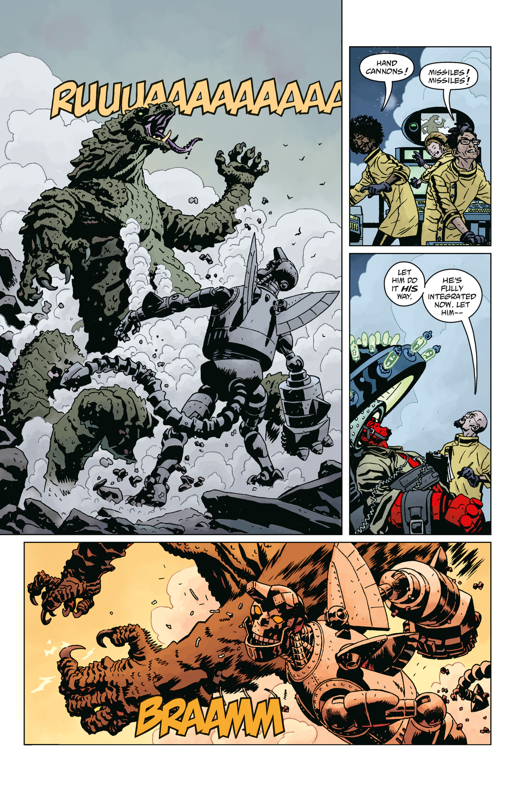 Read online Giant Robot Hellboy comic -  Issue #1 - 21