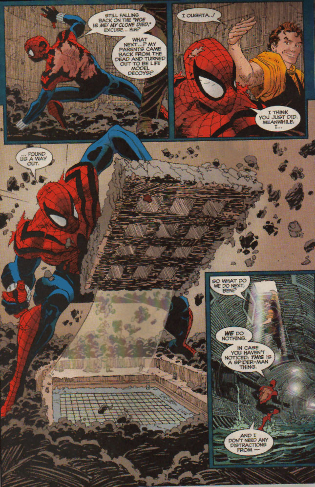 Read online Spider-Man (1990) comic -  Issue #72 - ...The Word's Gone Mad - 16