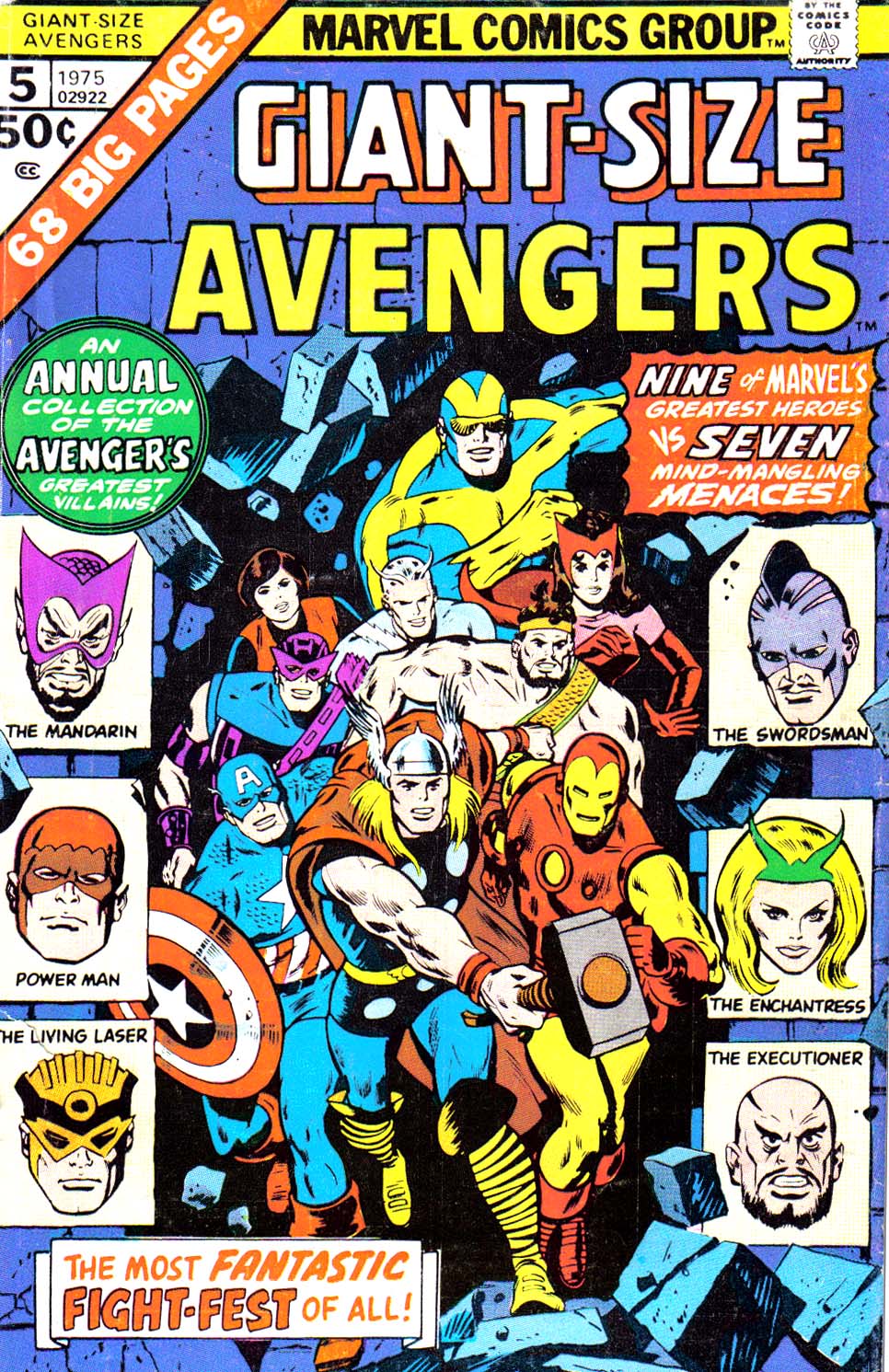 Read online Giant-Size Avengers comic -  Issue #5 - 1
