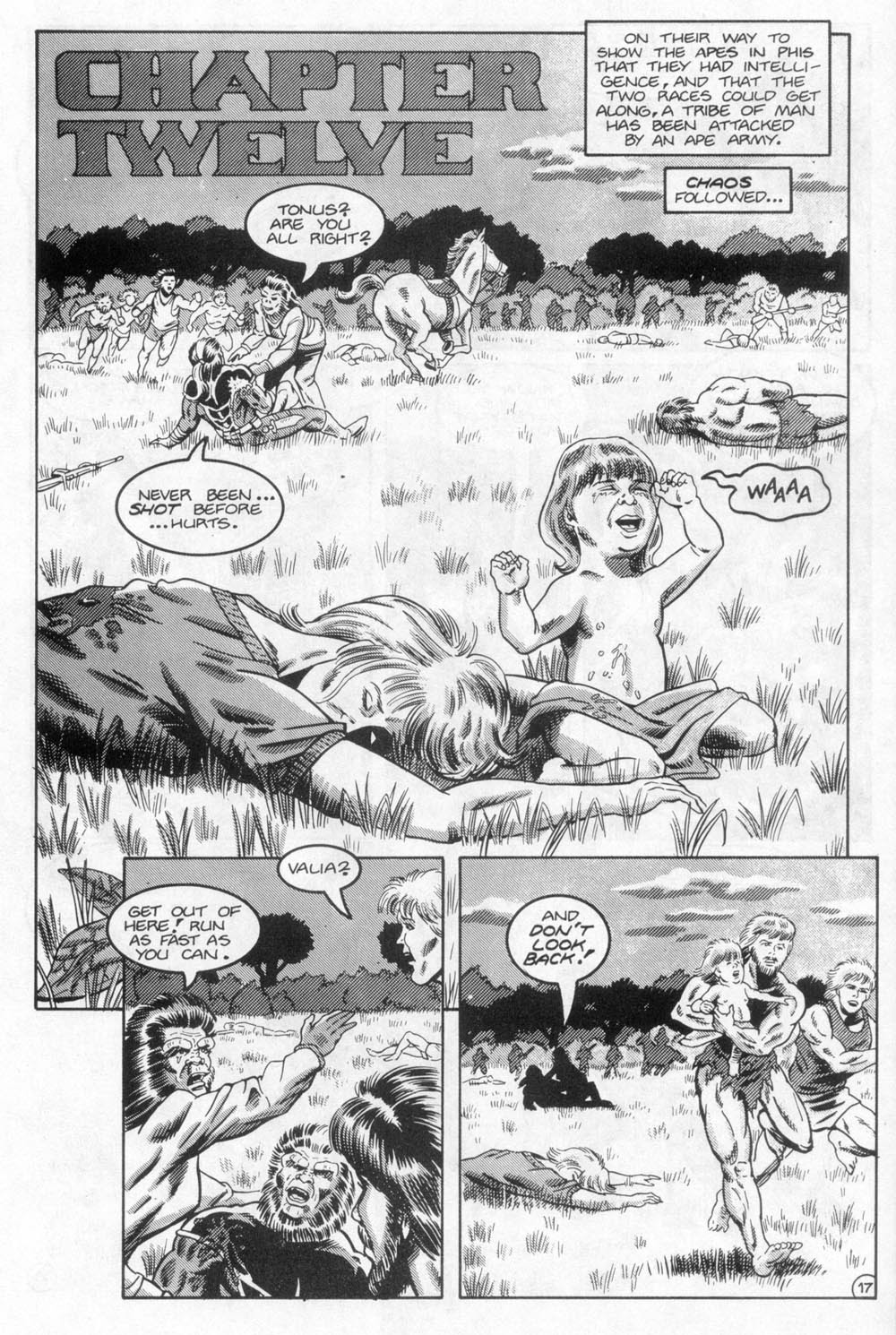 Read online Planet of the Apes: Blood of the Apes comic -  Issue #4 - 18