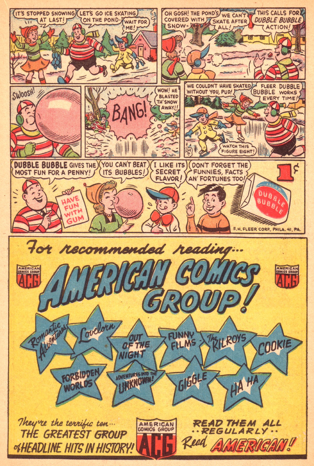 Read online Adventures Into The Unknown comic -  Issue #50 - 22