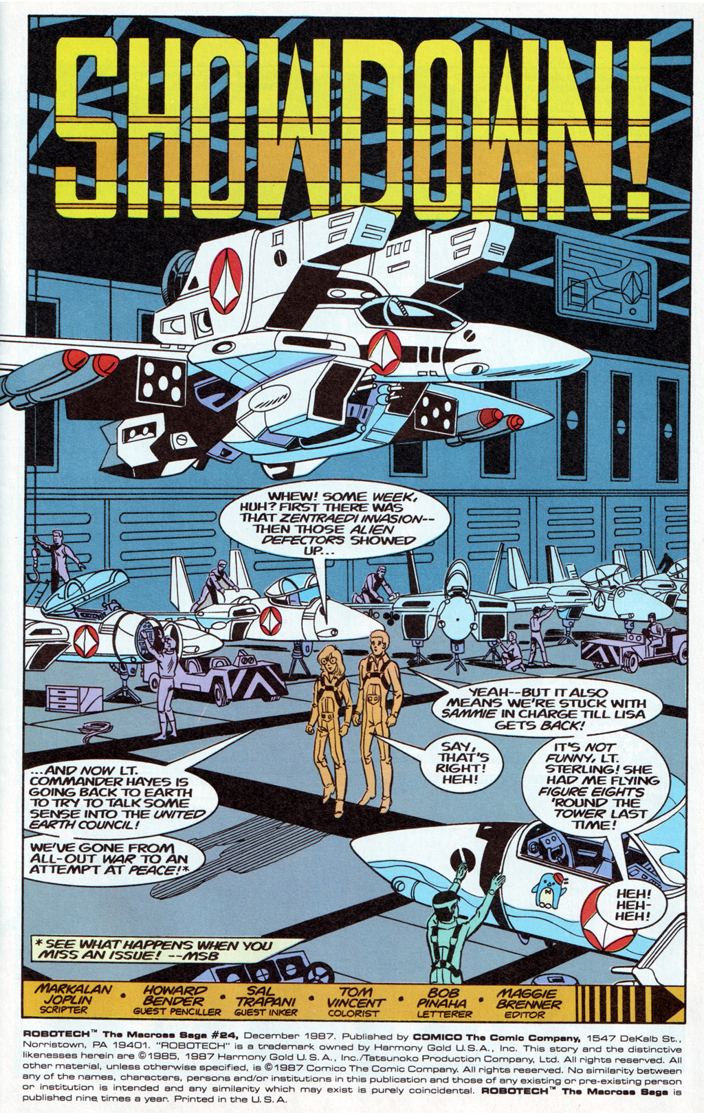 Read online Robotech The Macross Saga comic -  Issue #24 - 3