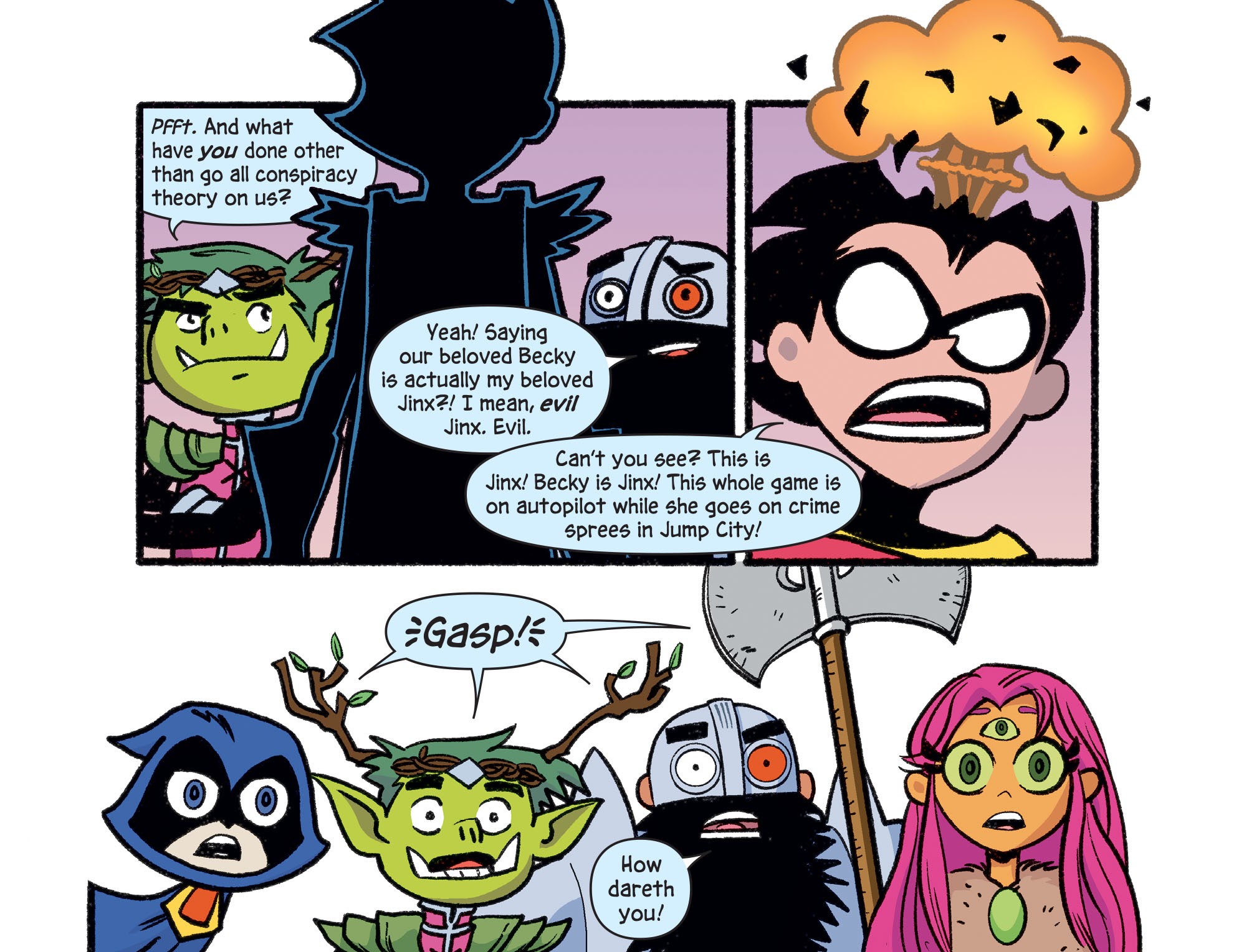 Read online Teen Titans Go! Roll With It! comic -  Issue #8 - 27