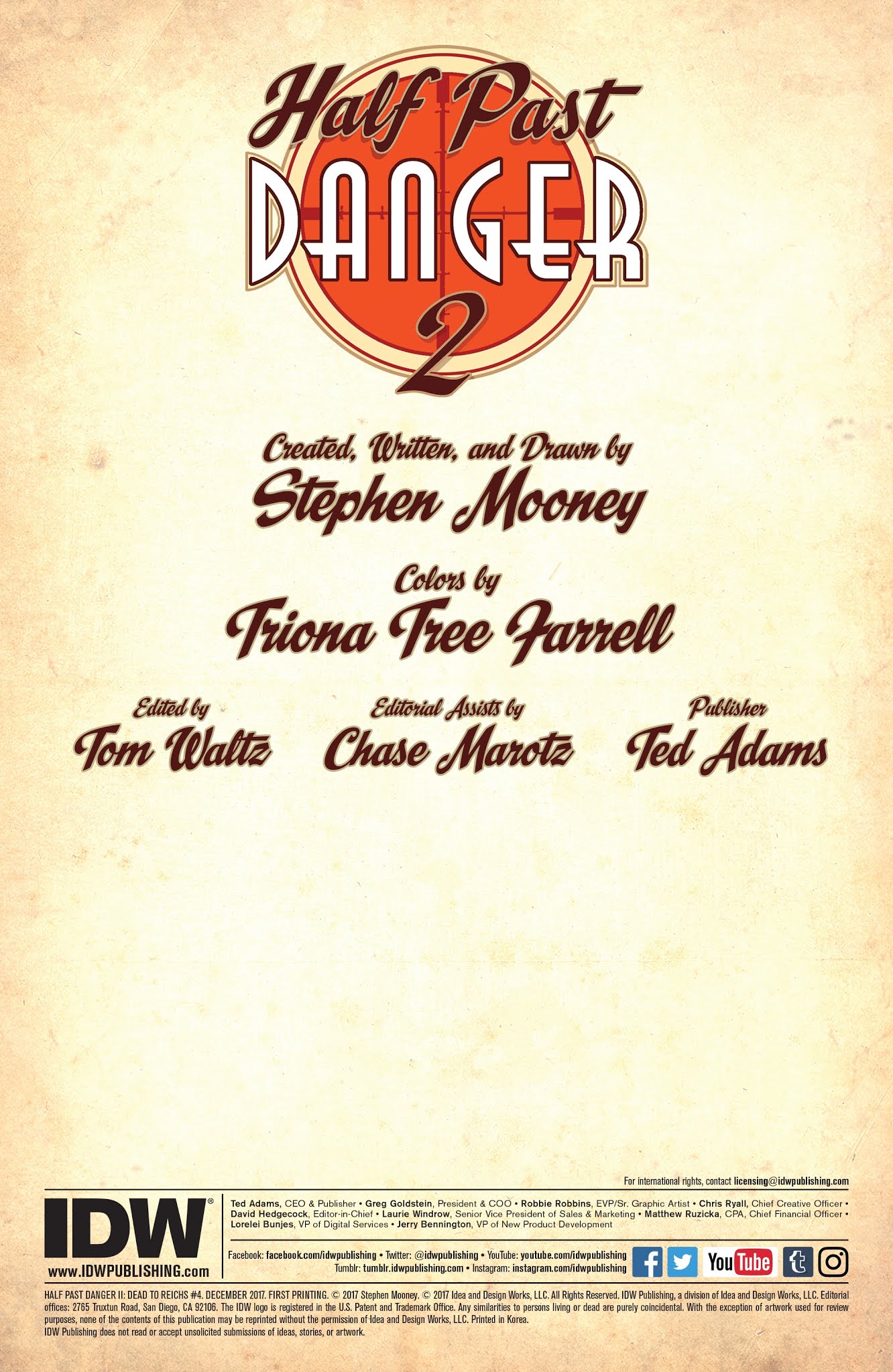 Read online Half Past Danger (2017) comic -  Issue #4 - 2