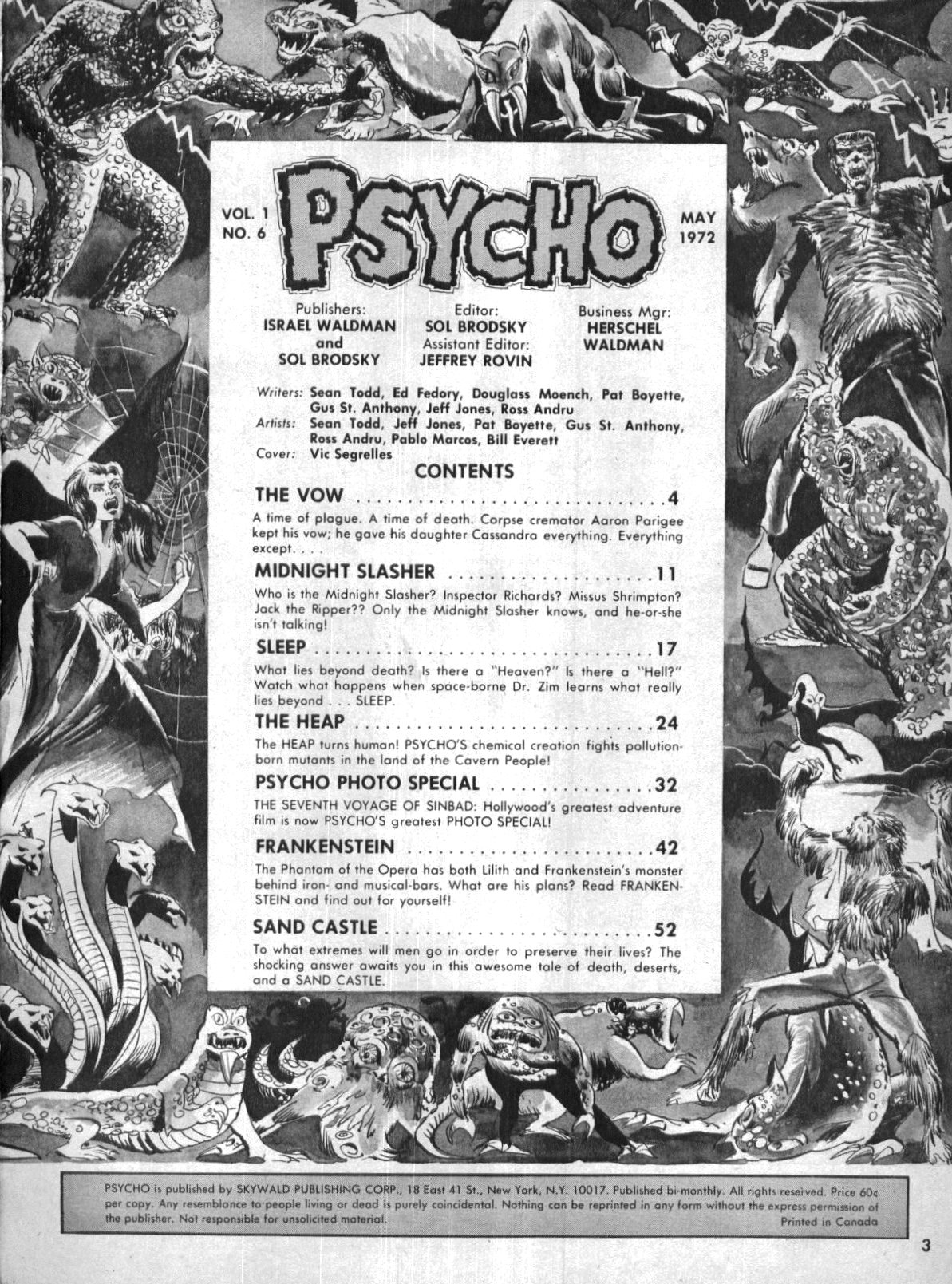 Read online Psycho comic -  Issue #6 - 3