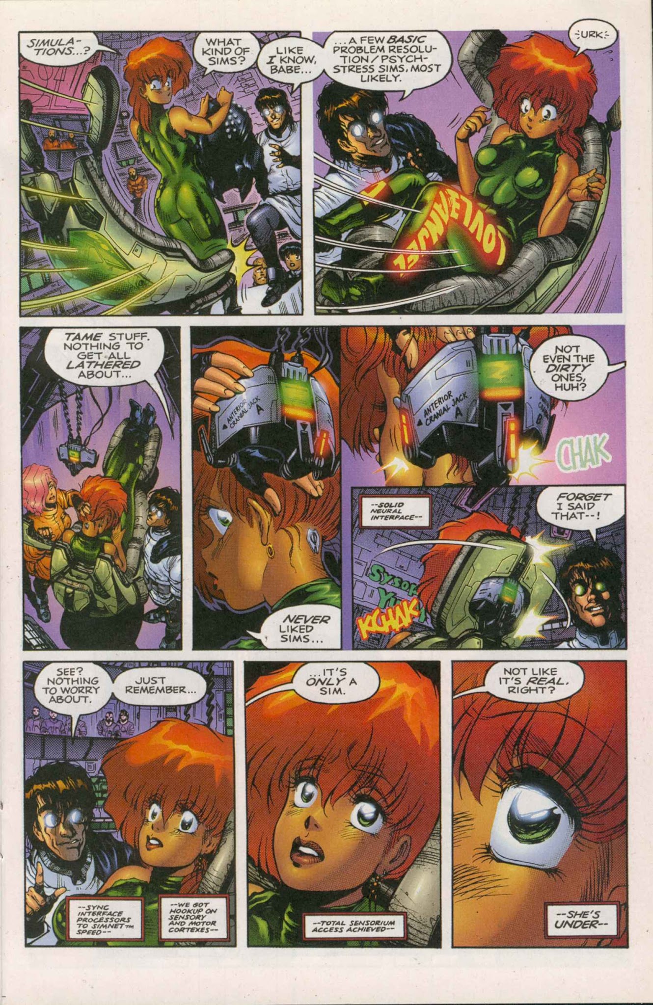 Read online The Dirty Pair: Sim Hell Remastered comic -  Issue #1 - 14