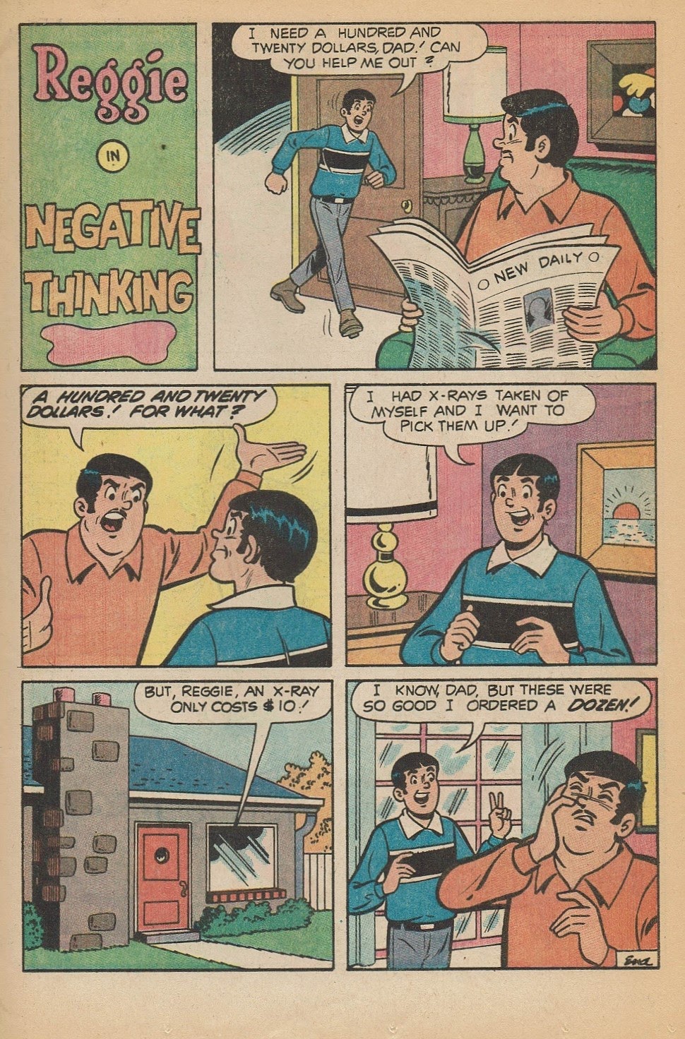 Read online Reggie's Wise Guy Jokes comic -  Issue #20 - 13
