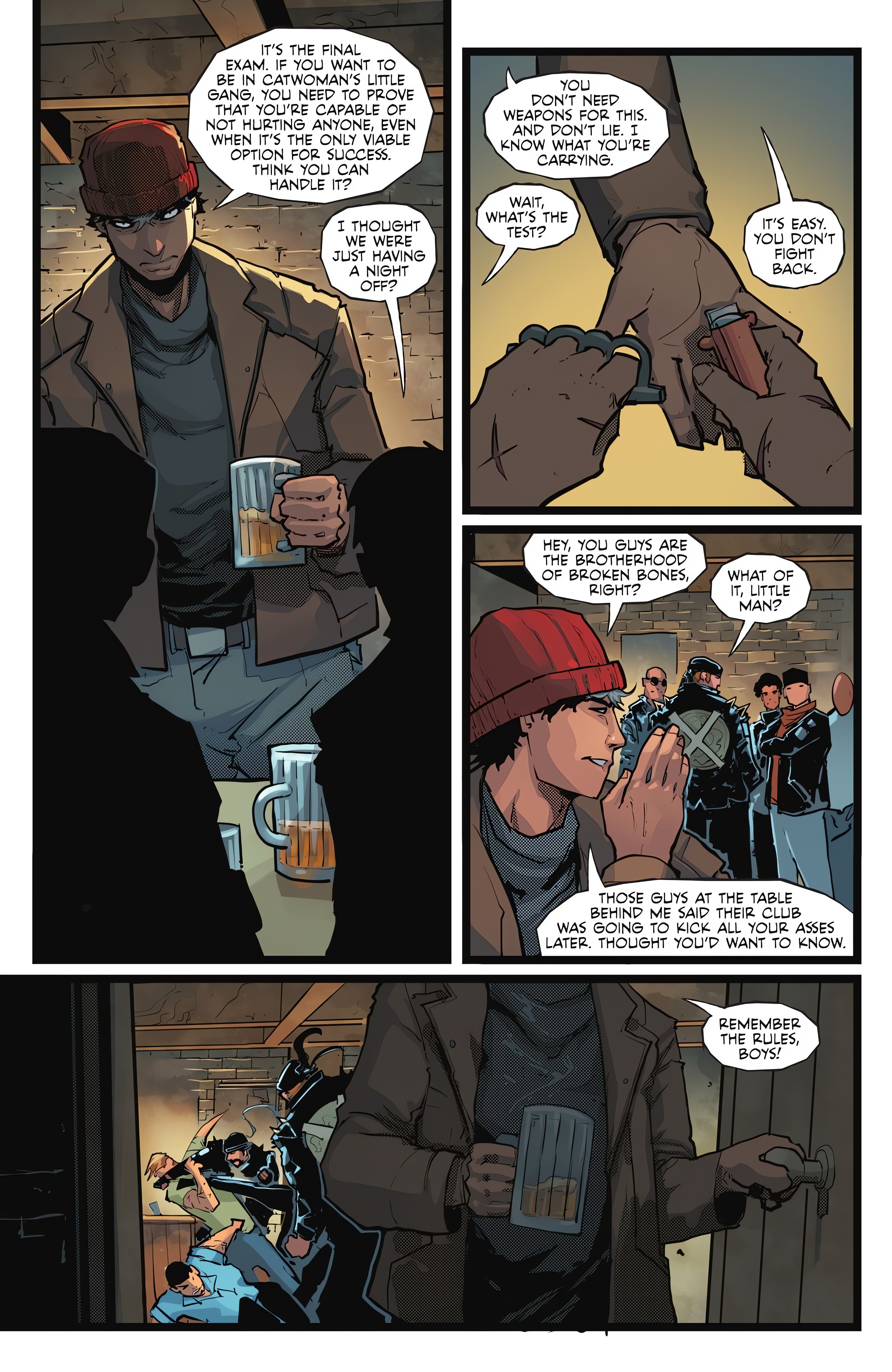 Read online Batman/Catwoman: The Gotham War: Red Hood comic -  Issue #1 - 12