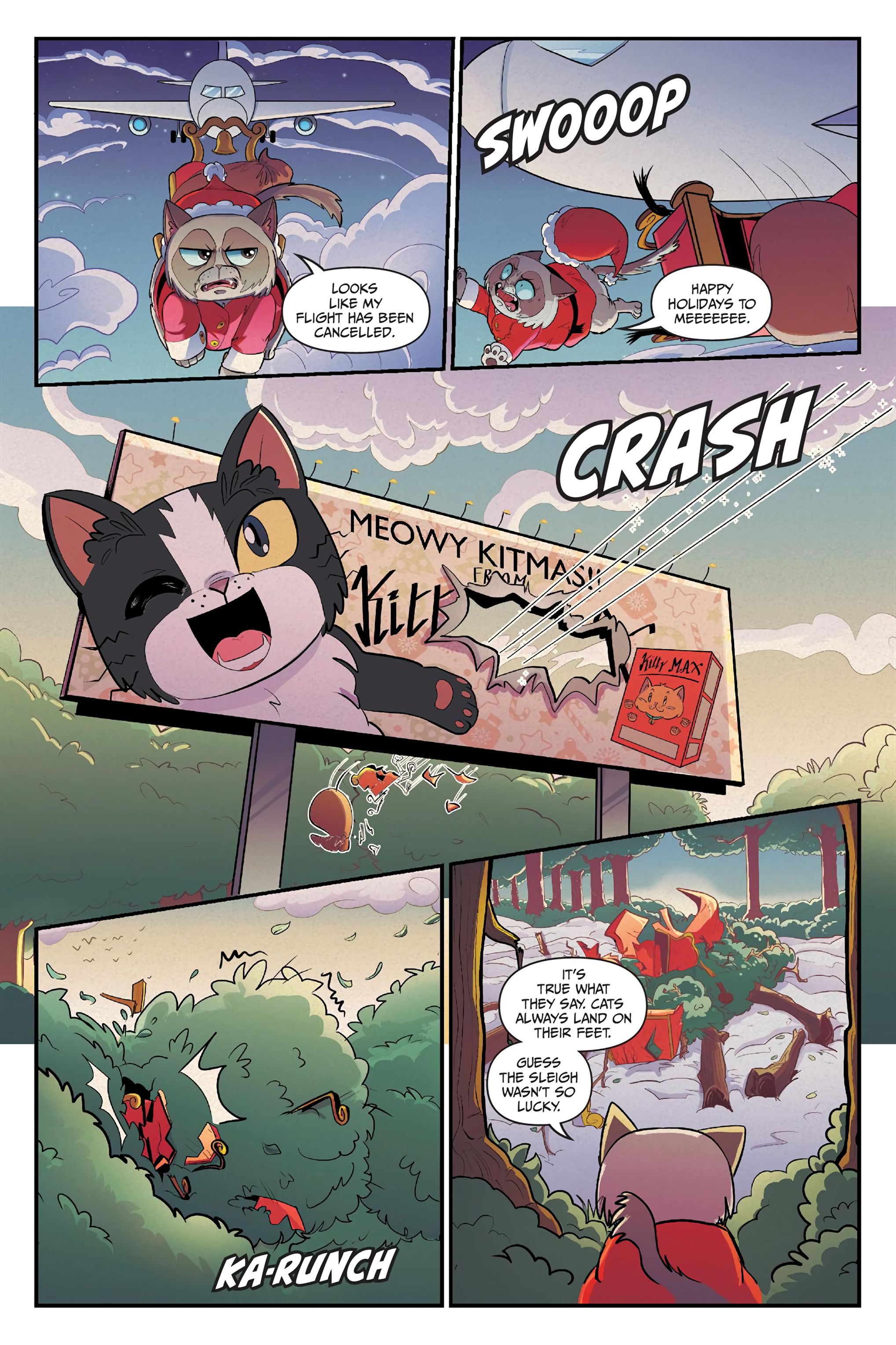 Read online Grumpy Cat: The Grumpus and Other Horrible Holiday Tales comic -  Issue # TPB - 91