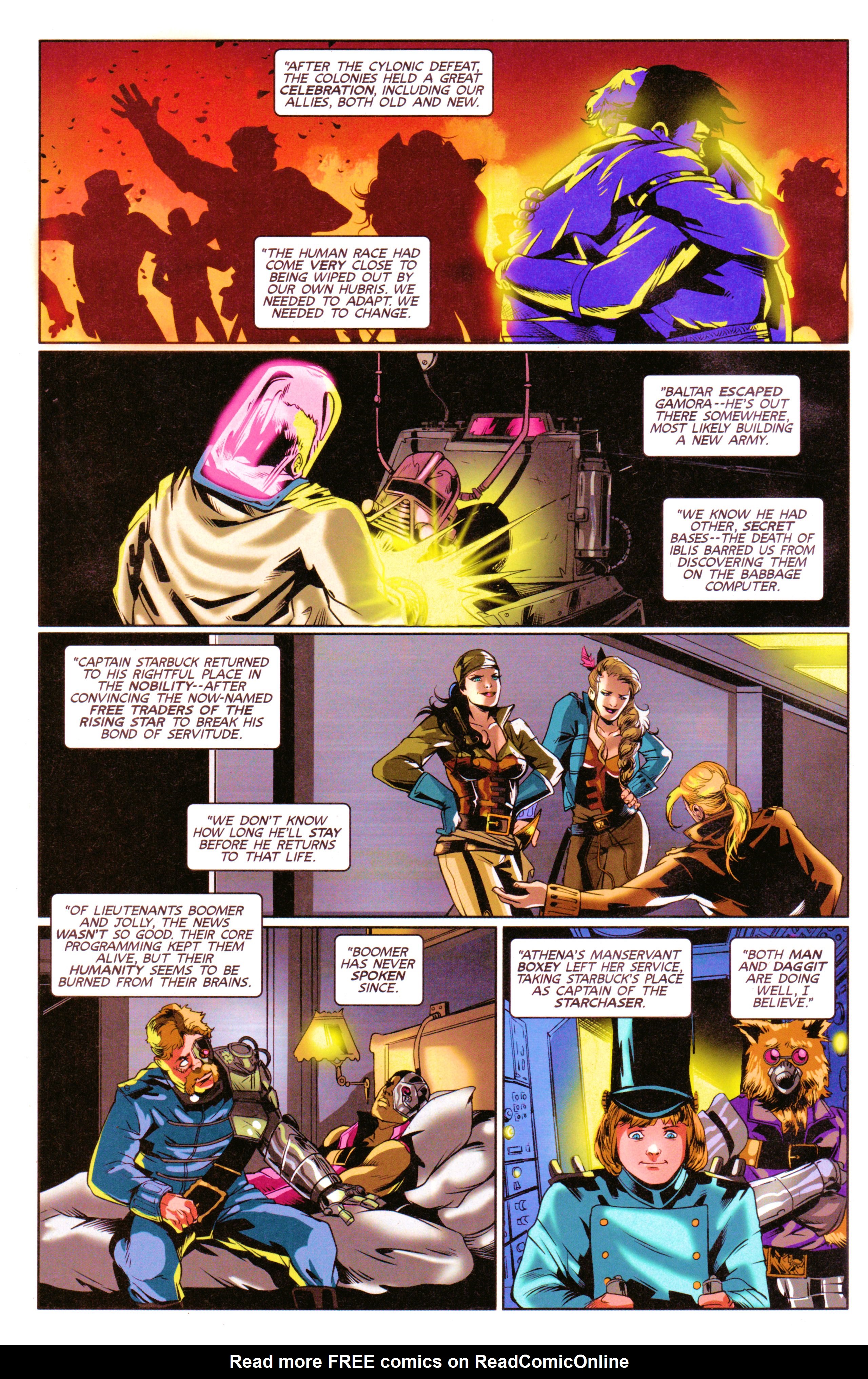Read online Steampunk Battlestar Galactica 1880 comic -  Issue #4 - 23