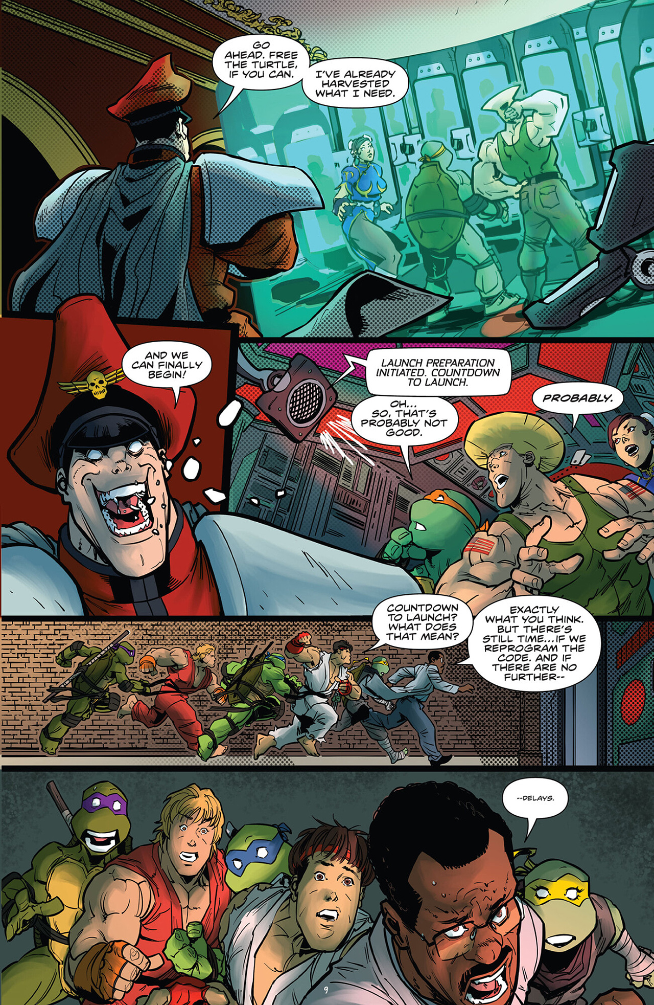 Read online Teenage Mutant Ninja Turtles vs. Street Fighter comic -  Issue #4 - 11