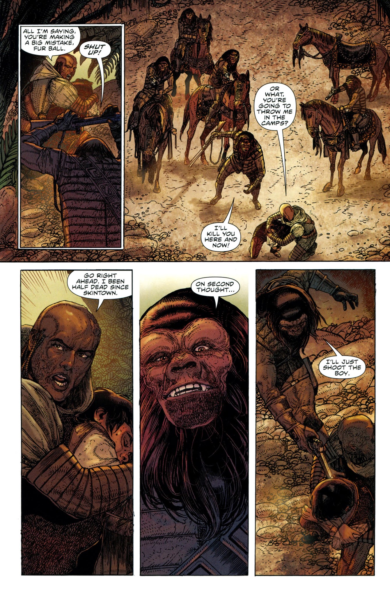 Read online Planet of the Apes (2011) comic -  Issue #15 - 14
