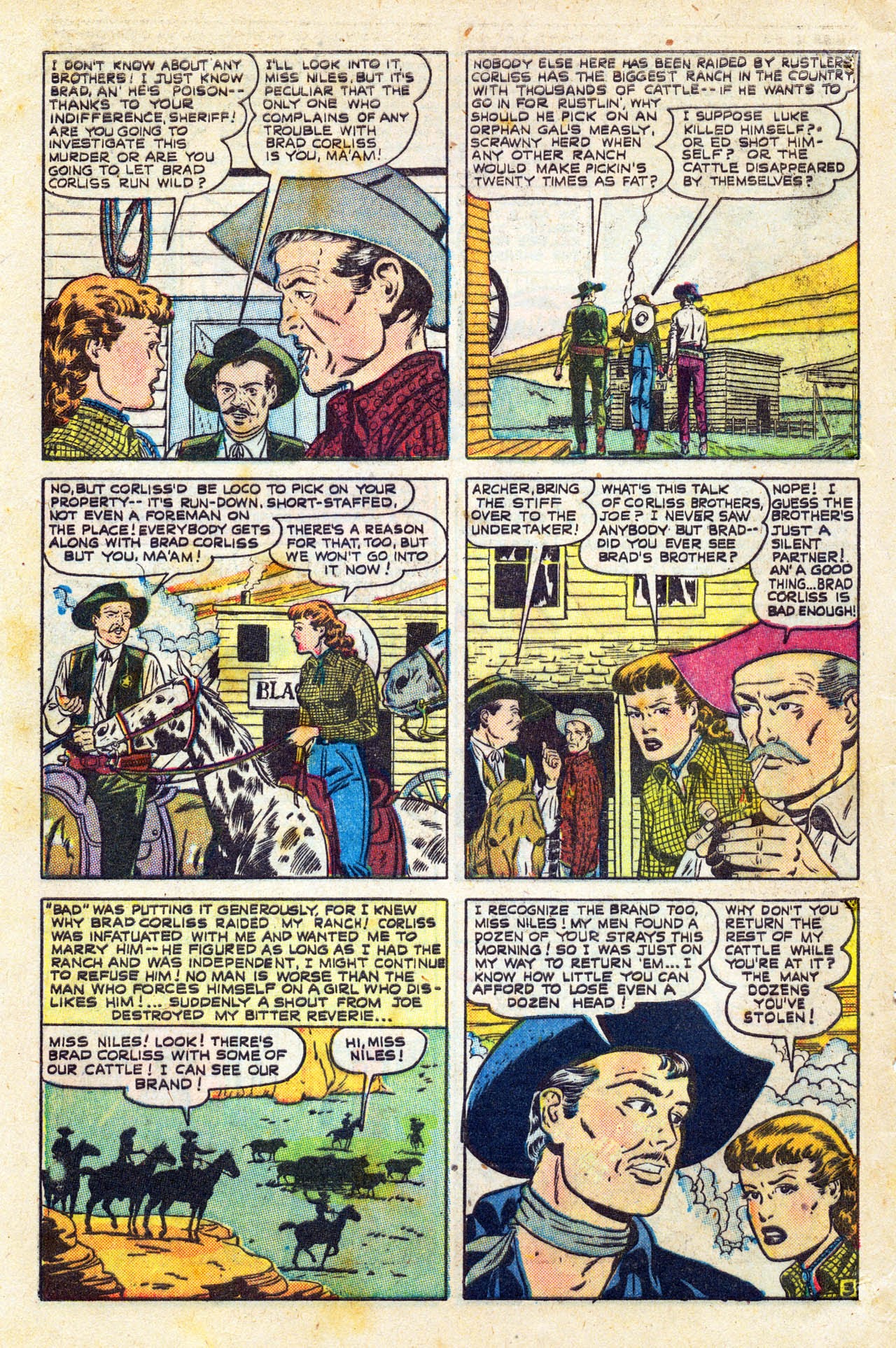 Read online Cowboy Romances comic -  Issue #3 - 42